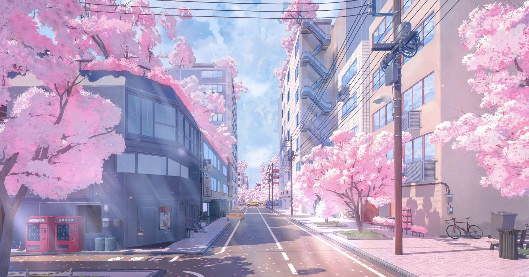 动漫 动漫场景 粉色系 壁纸预览