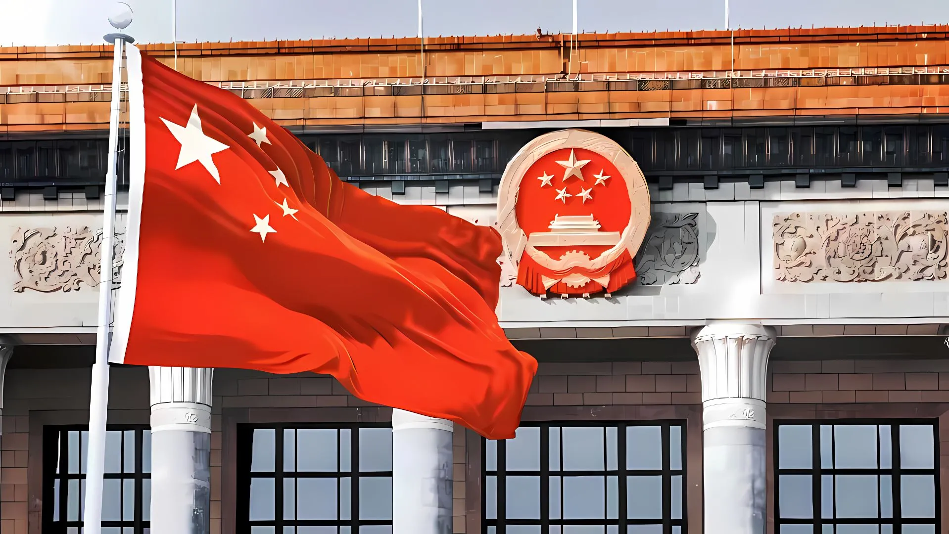 风景 励志 爱国 国旗 壁纸预览
