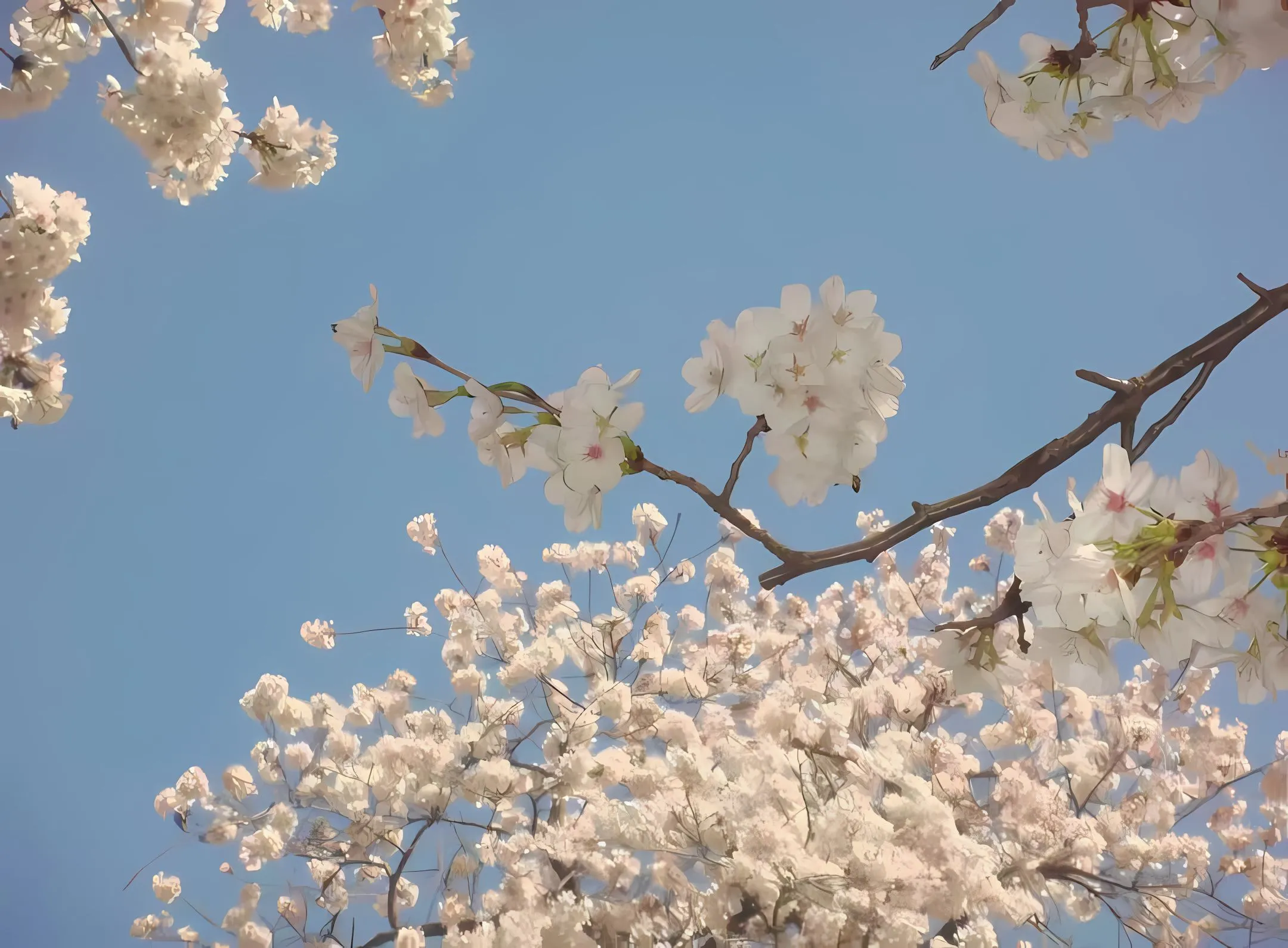 ins风 大自然 小清新 桃花 风景 壁纸预览
