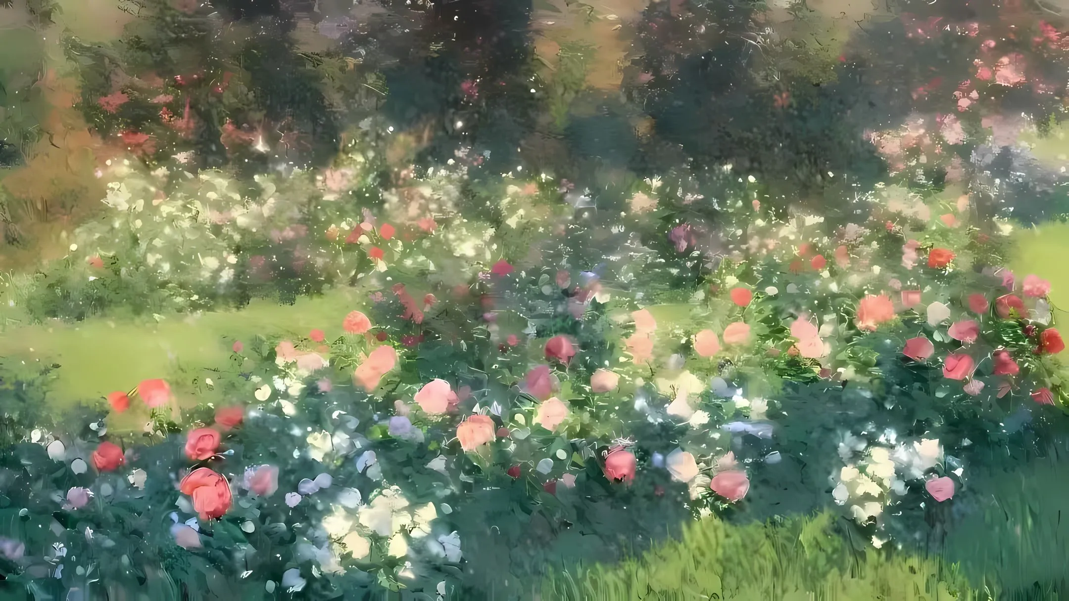 插画 ins风 唯美 小清新 油画 壁纸预览