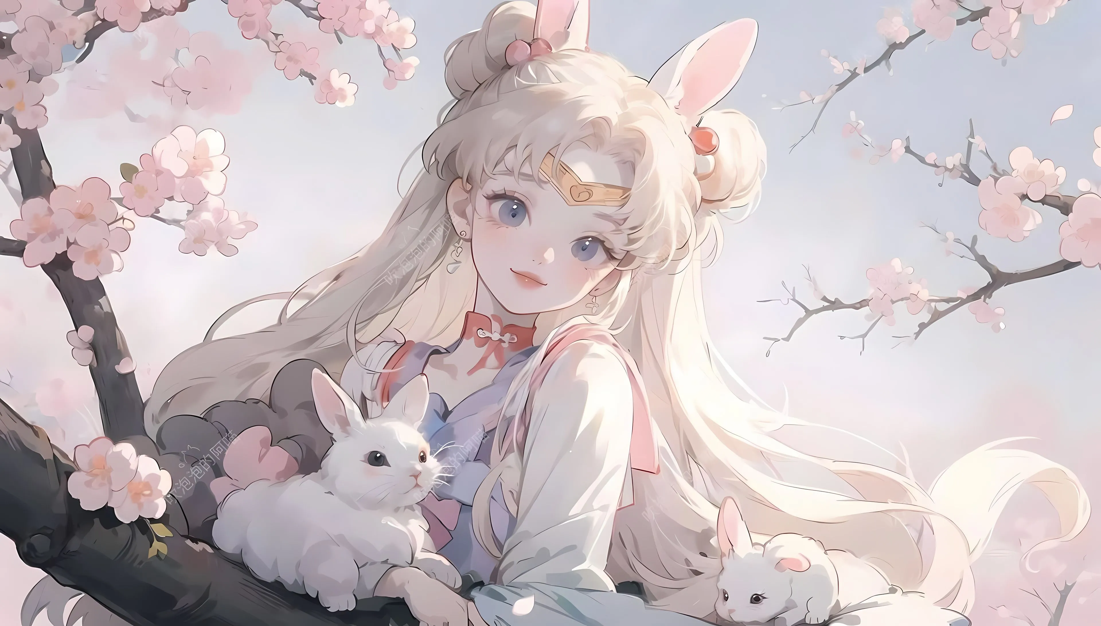 动漫 动漫少女 可爱 回忆 粉色系 粉色 壁纸预览