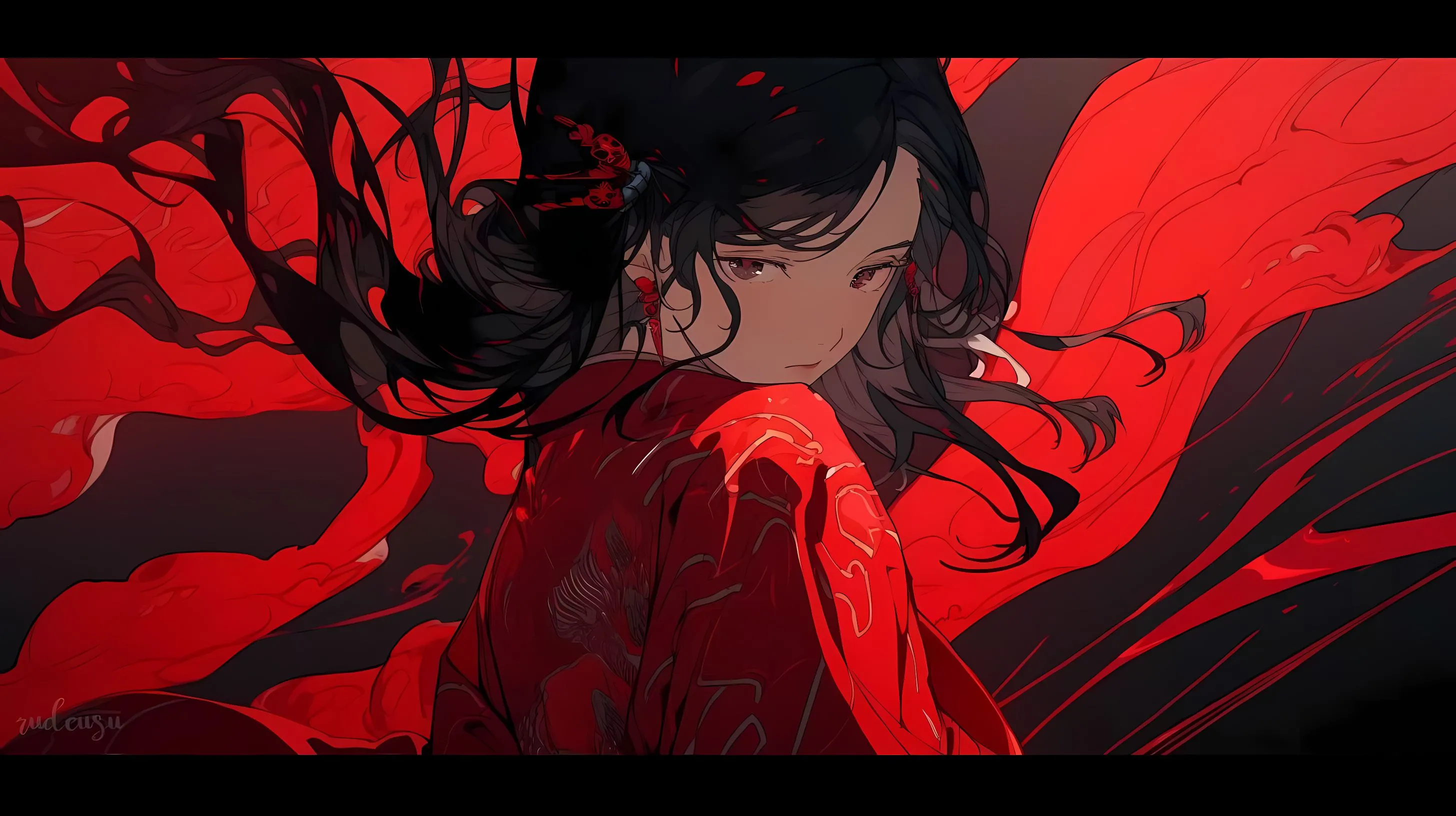 动漫 ins风 AI 动漫少女 壁纸预览