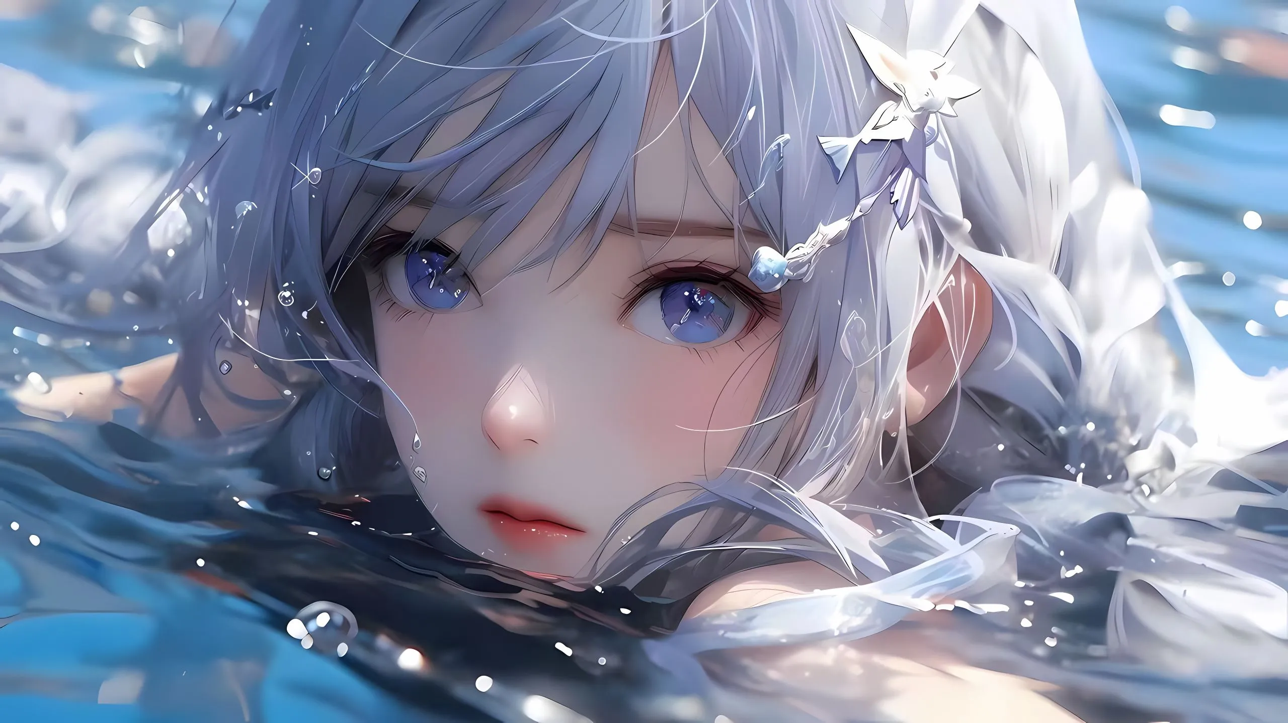 动漫 ins风 AI 动漫少女 壁纸预览