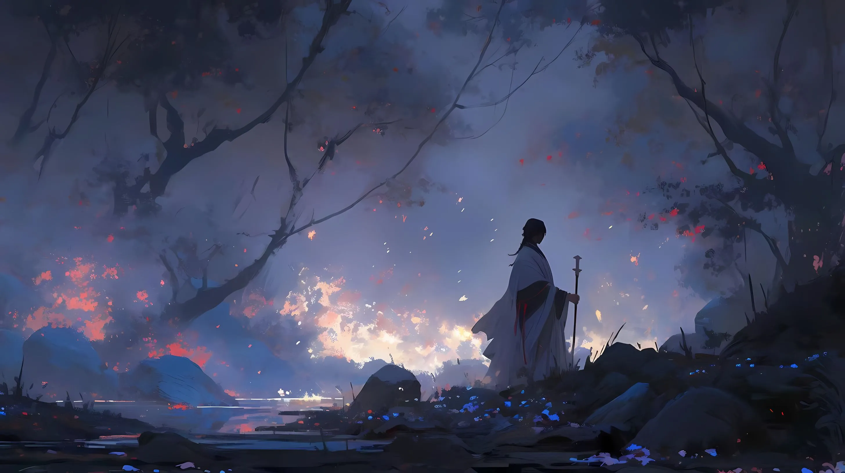 ins风 动漫 插画 唯美 壁纸预览