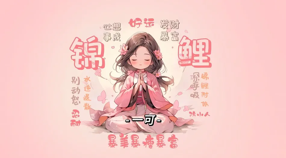 卡通(分类),励志(分类),上岸,发财,励志,可爱,粉色,动画,卡通 壁纸预览