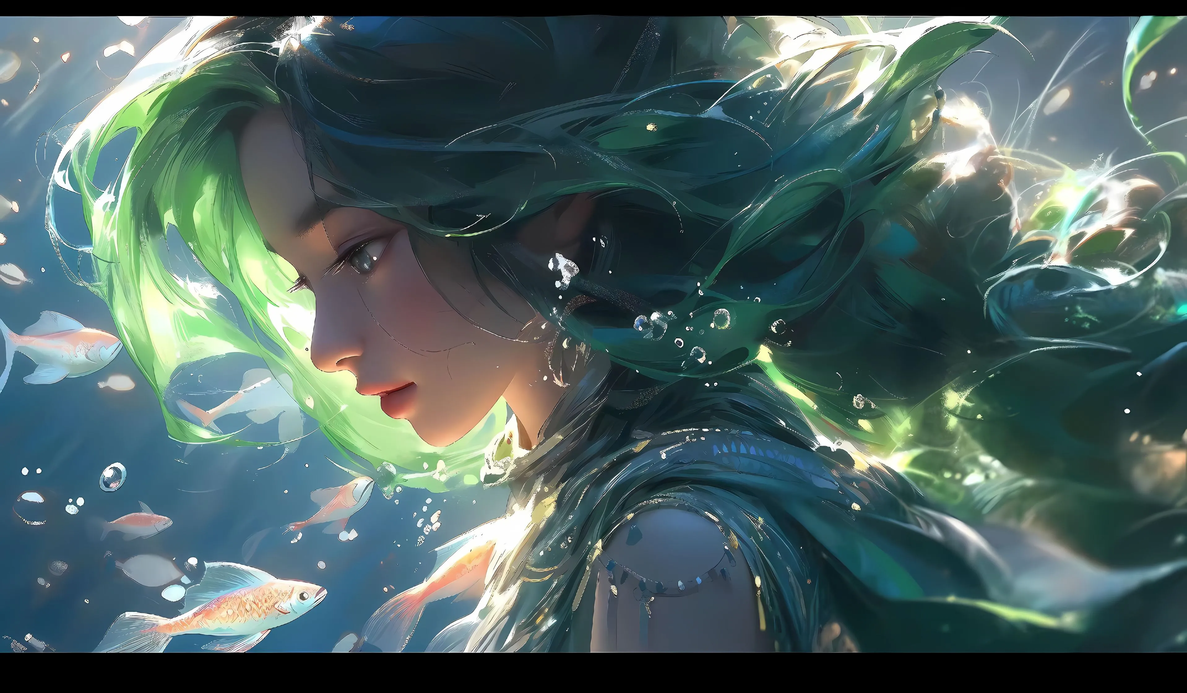 动漫 ins风 动漫少女 插画 唯美 壁纸预览