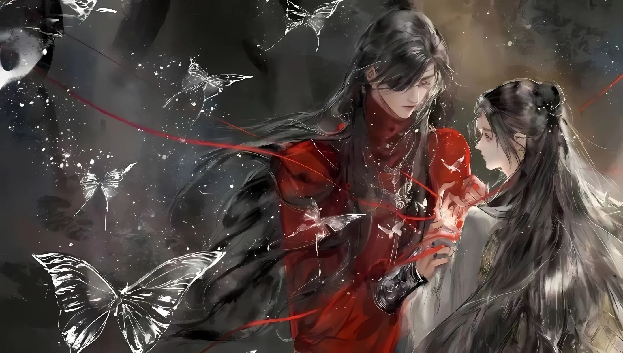 动漫 ins风 唯美 天官赐福 谢怜 花城 壁纸预览