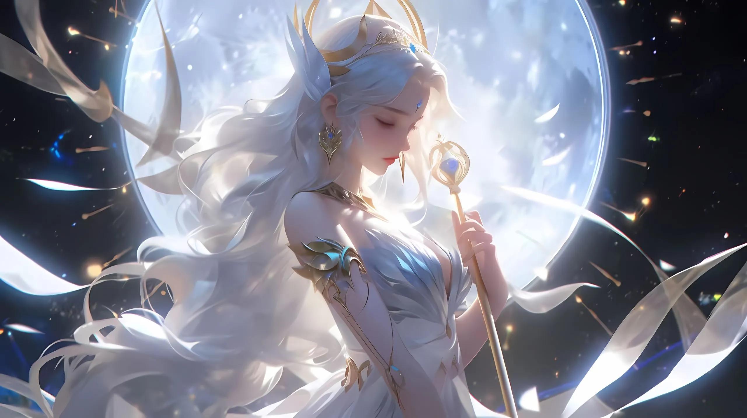 动漫 美女 女神 白月光 动漫少女 壁纸预览