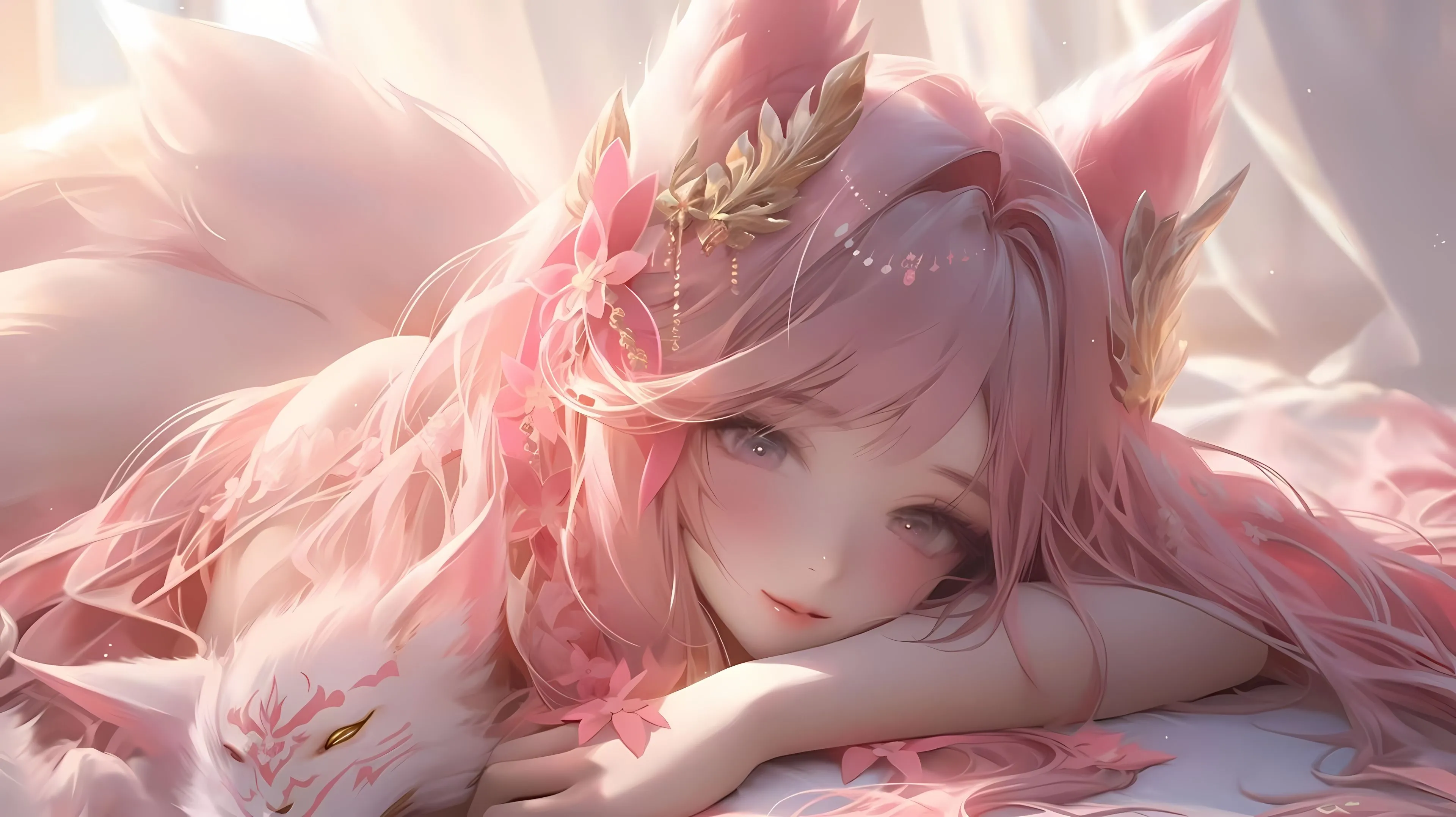 动漫 美女 ai绘画 二次元 动漫少女 可爱 壁纸预览