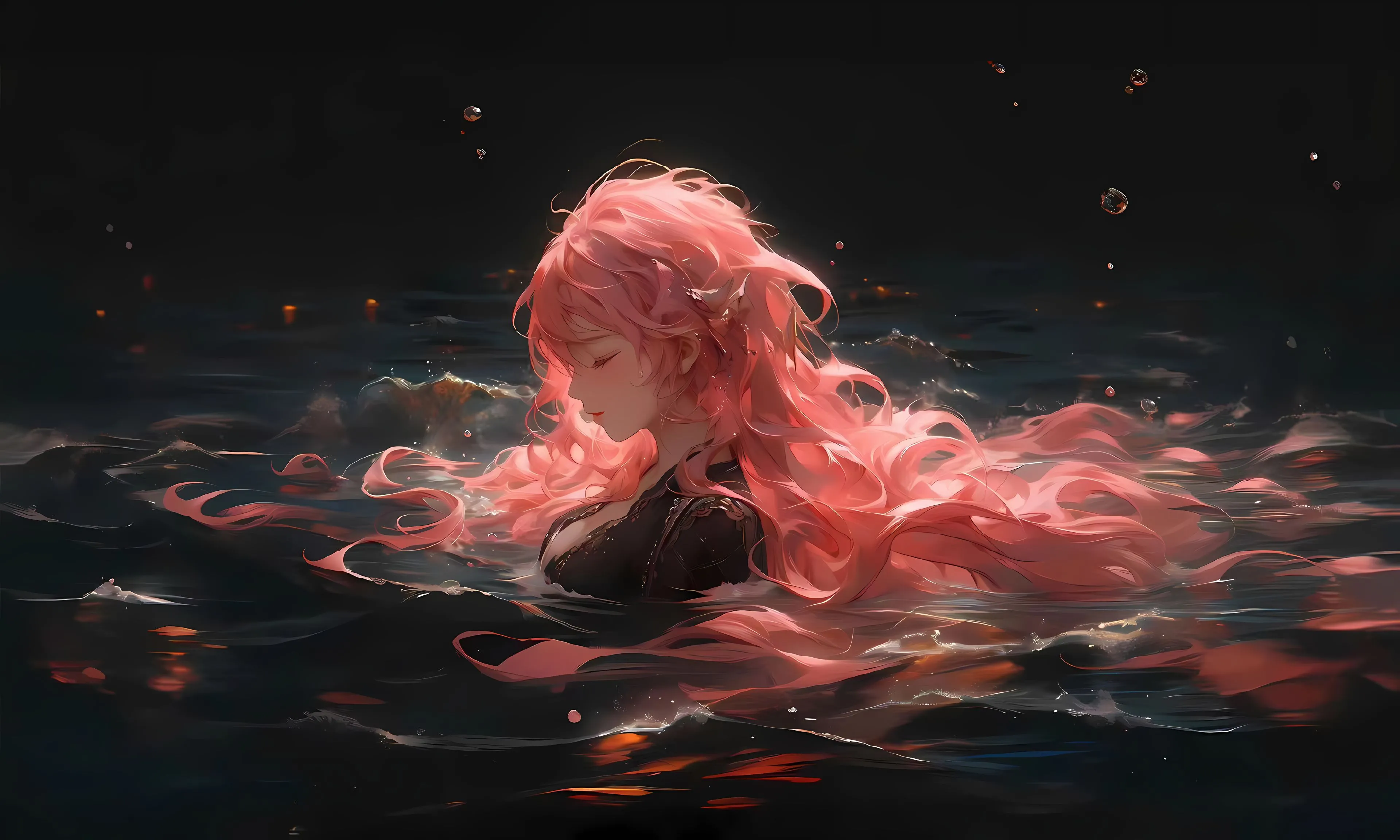 动漫 美女 ins风 性感 粉色系 绝美 壁纸预览