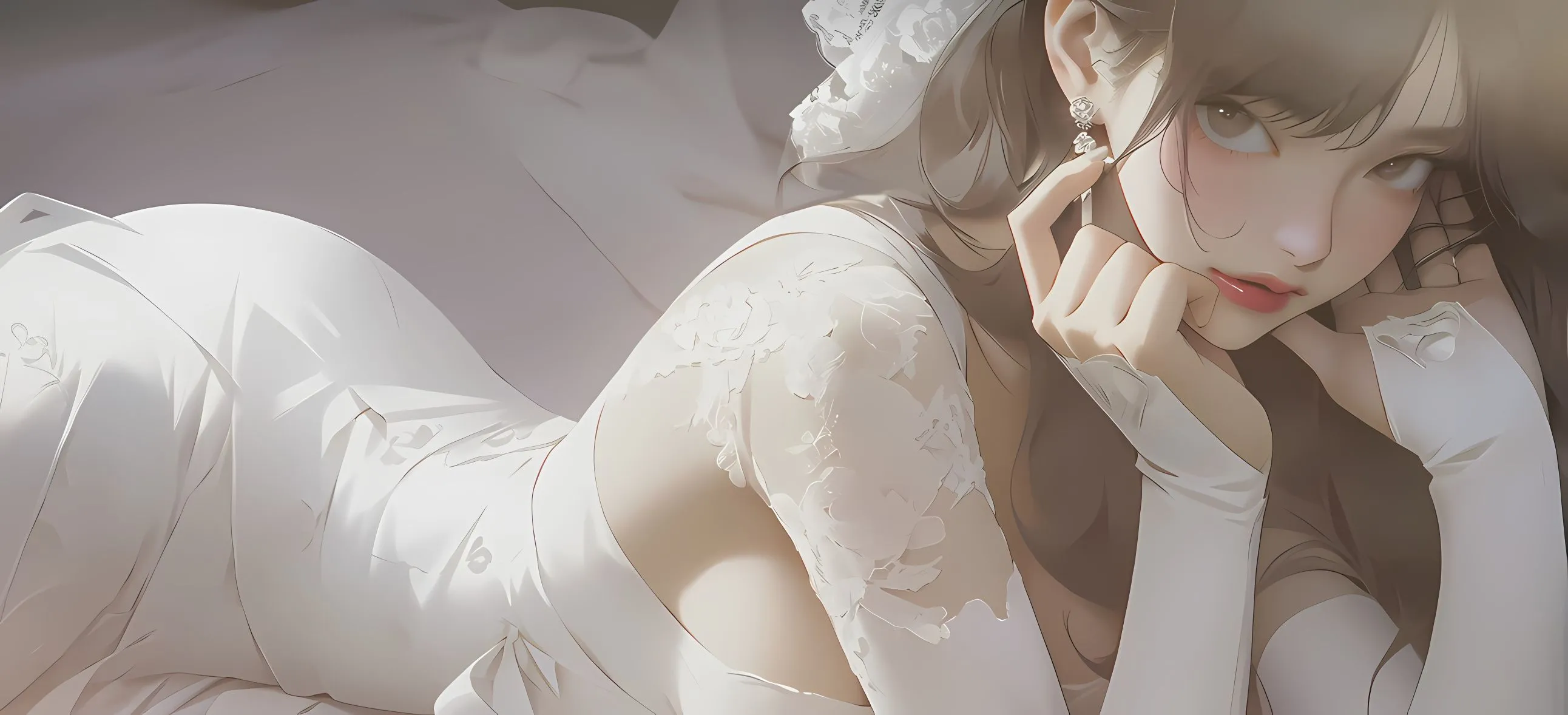 动漫 美女 ins风 性感 绝美 氛围感 壁纸预览