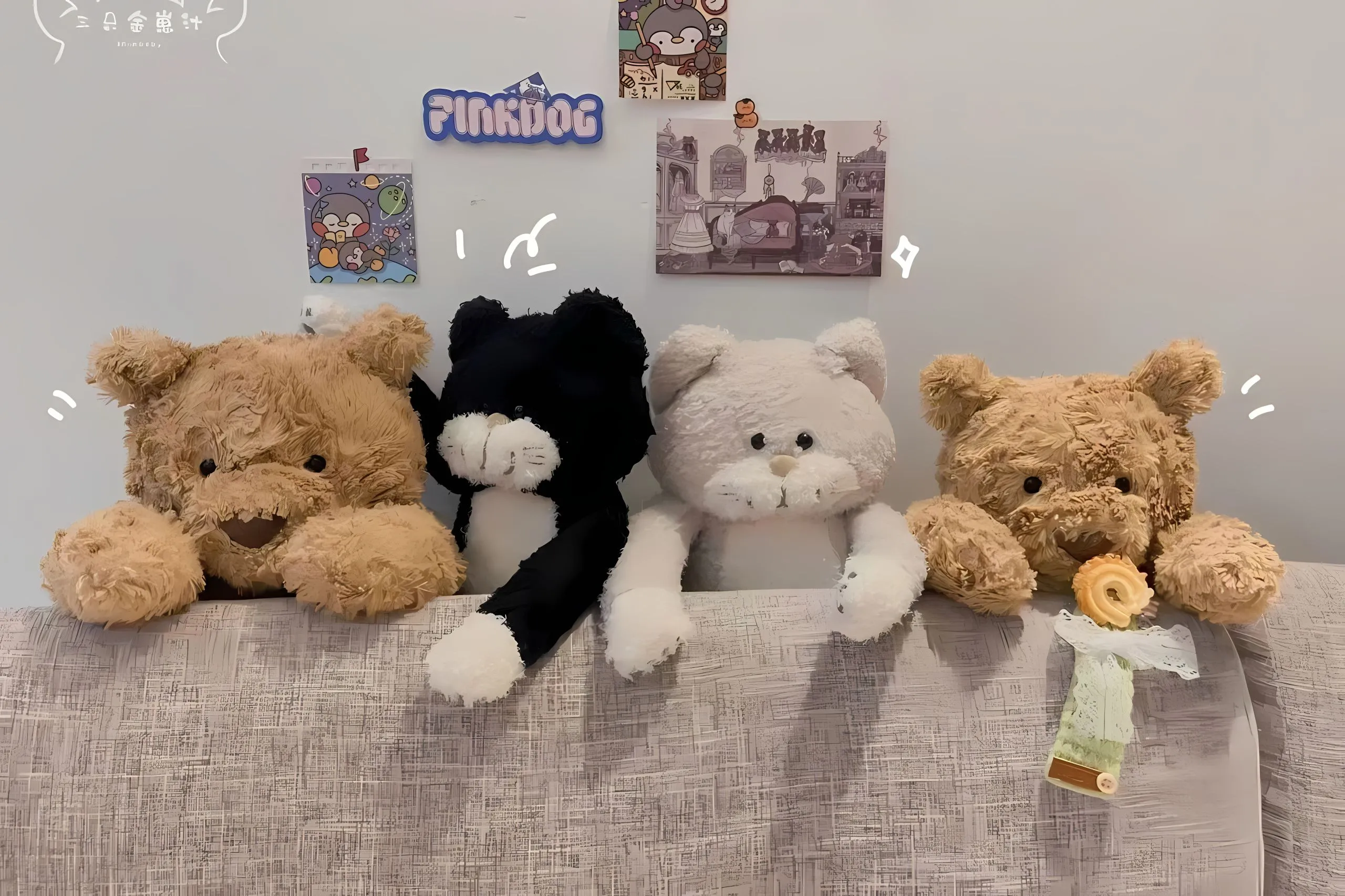 ins风 可爱 公主 小企鹅 小动物 小熊猫 壁纸预览