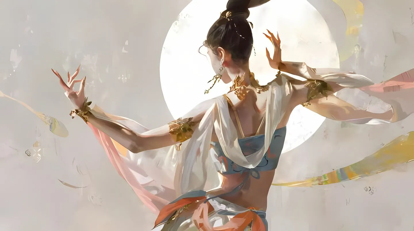 插画 美女 ai绘画 绘画 油画 ins风 壁纸预览