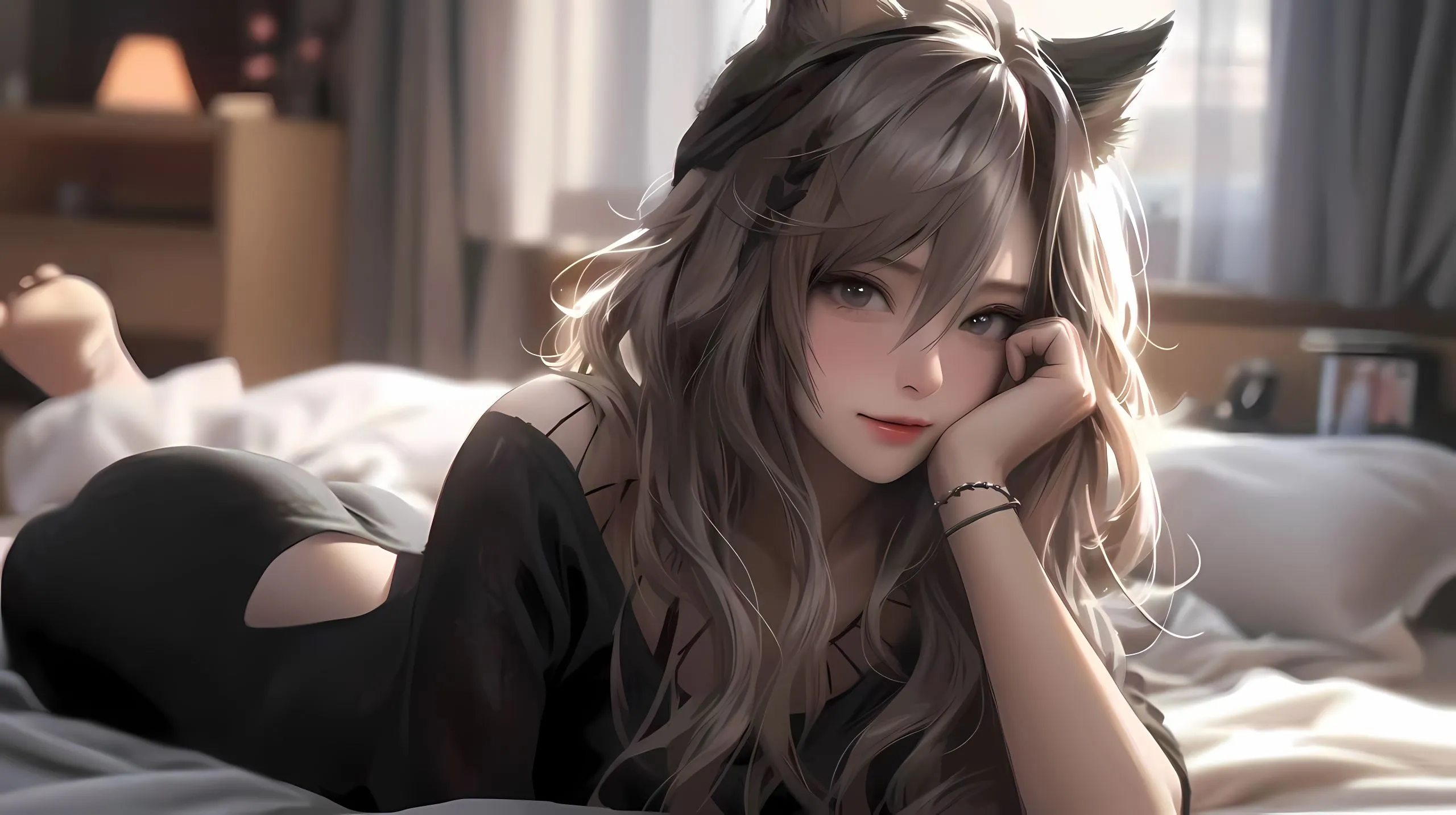 ins风 动漫 动漫少女 ai绘画 壁纸预览