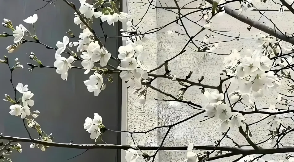 ins风(分类),植物(分类),古风,韵味,干净,感觉,文字,竹子,风景 壁纸预览