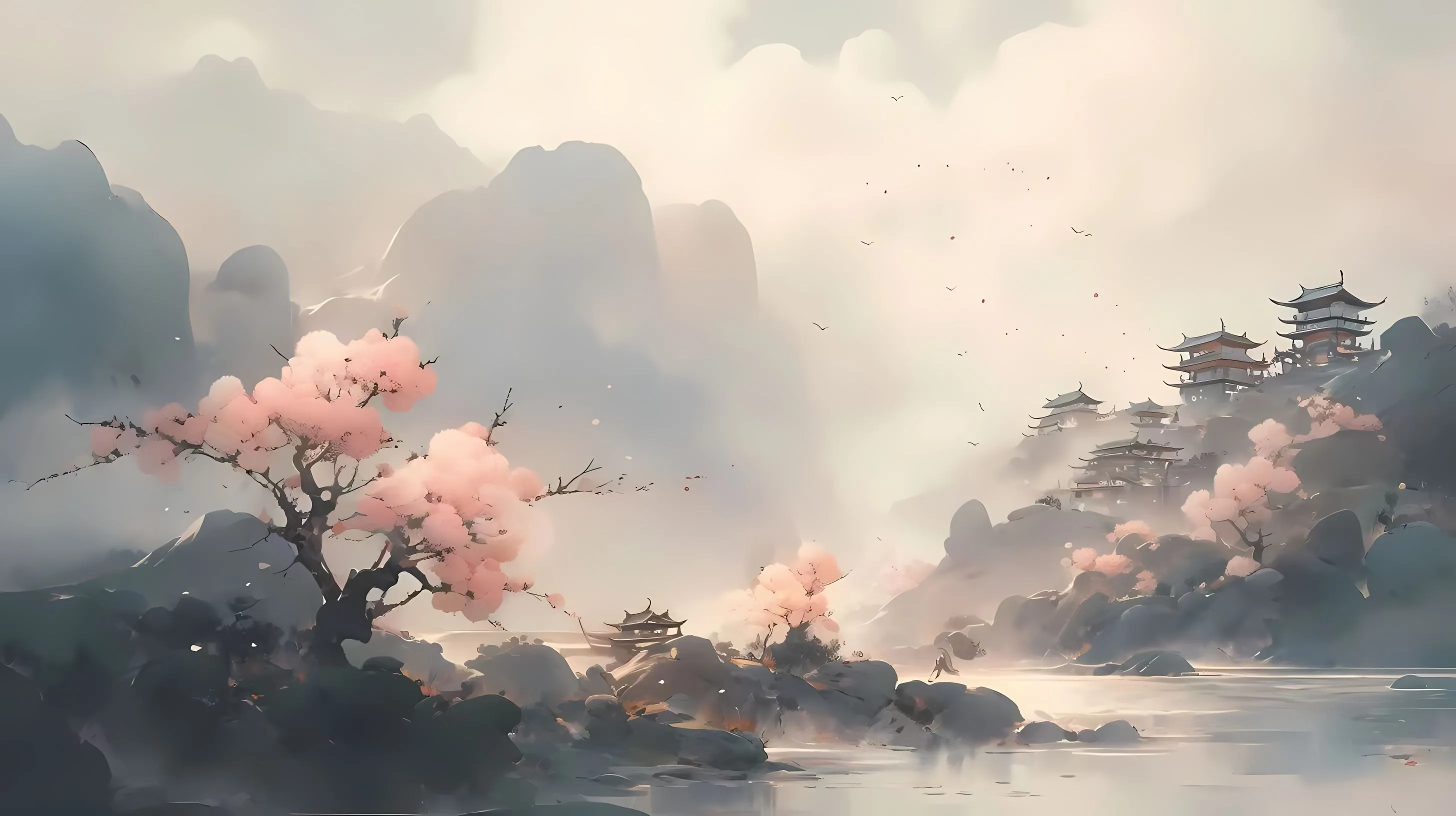 插画 动漫 古风 唯美 风景 壁纸预览