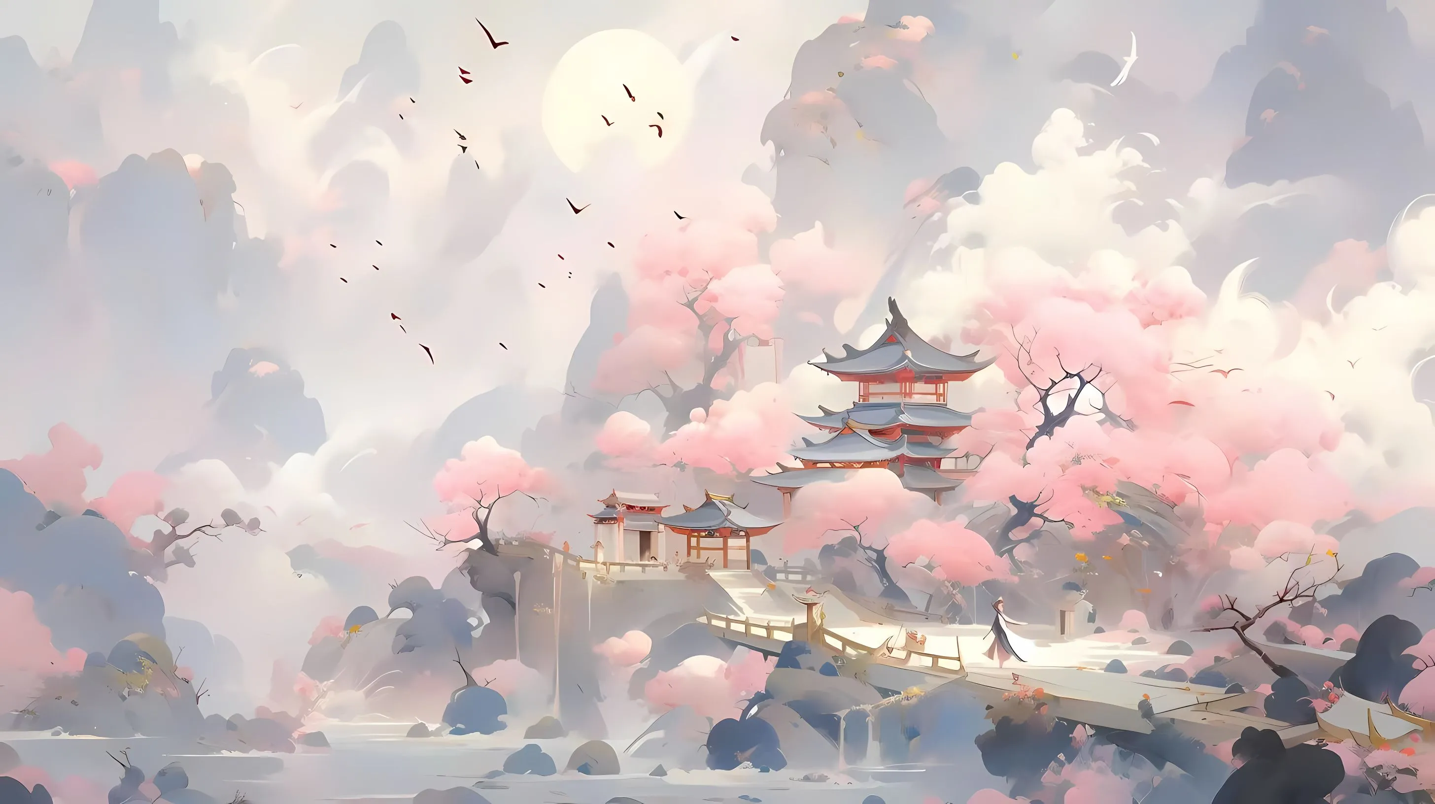 插画 动漫 古风 唯美 风景 壁纸预览