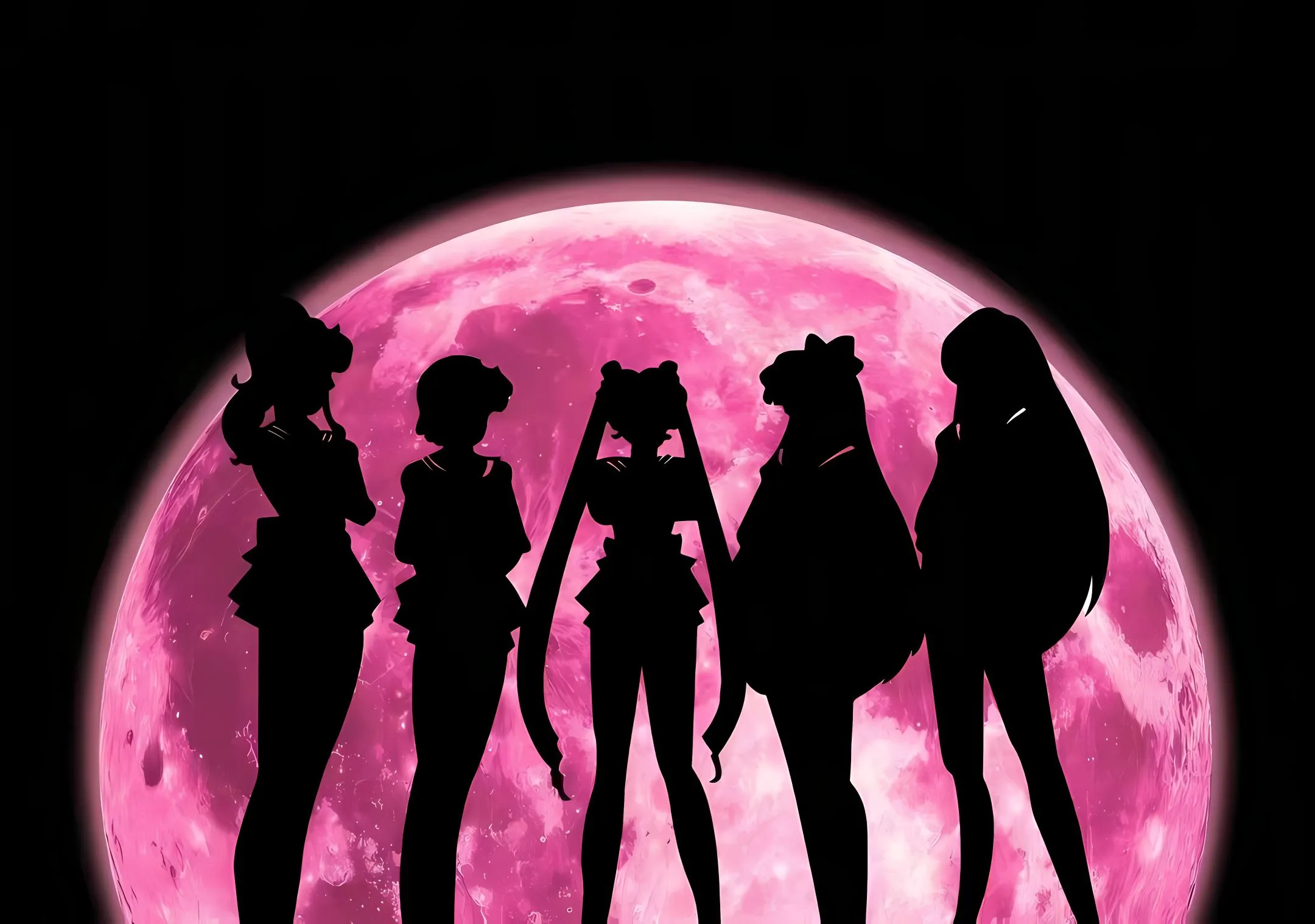 动漫 可爱 美少女战士 美少女 粉色 壁纸预览