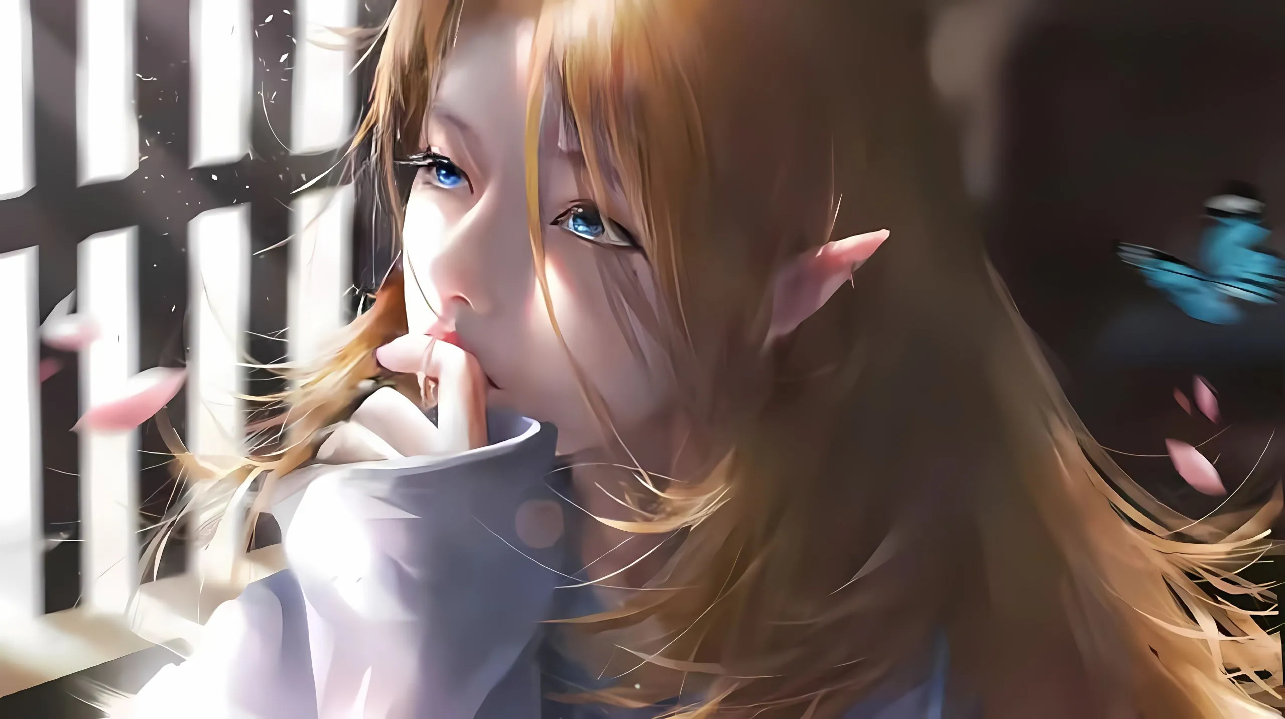 动漫 动漫少女 鬼刀 ai绘画 壁纸预览