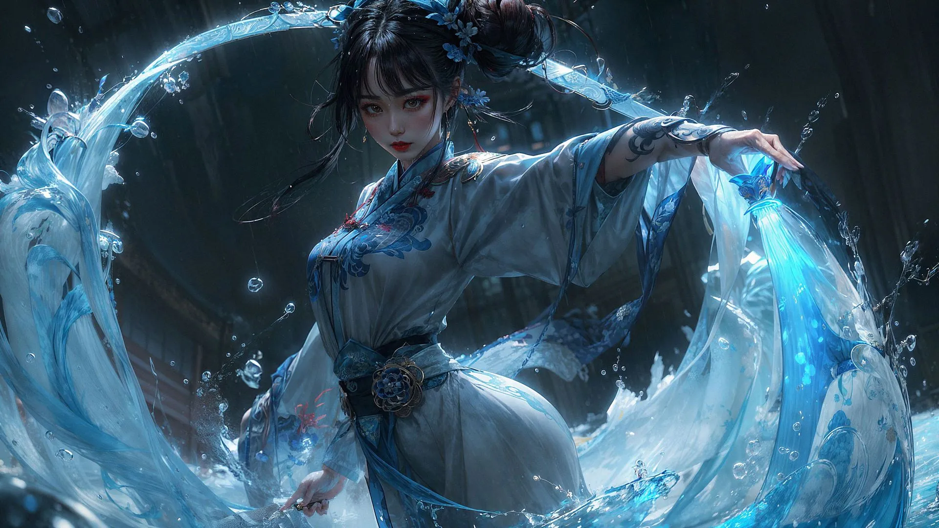 动漫 赛博修仙 ai绘画 酷 壁纸预览