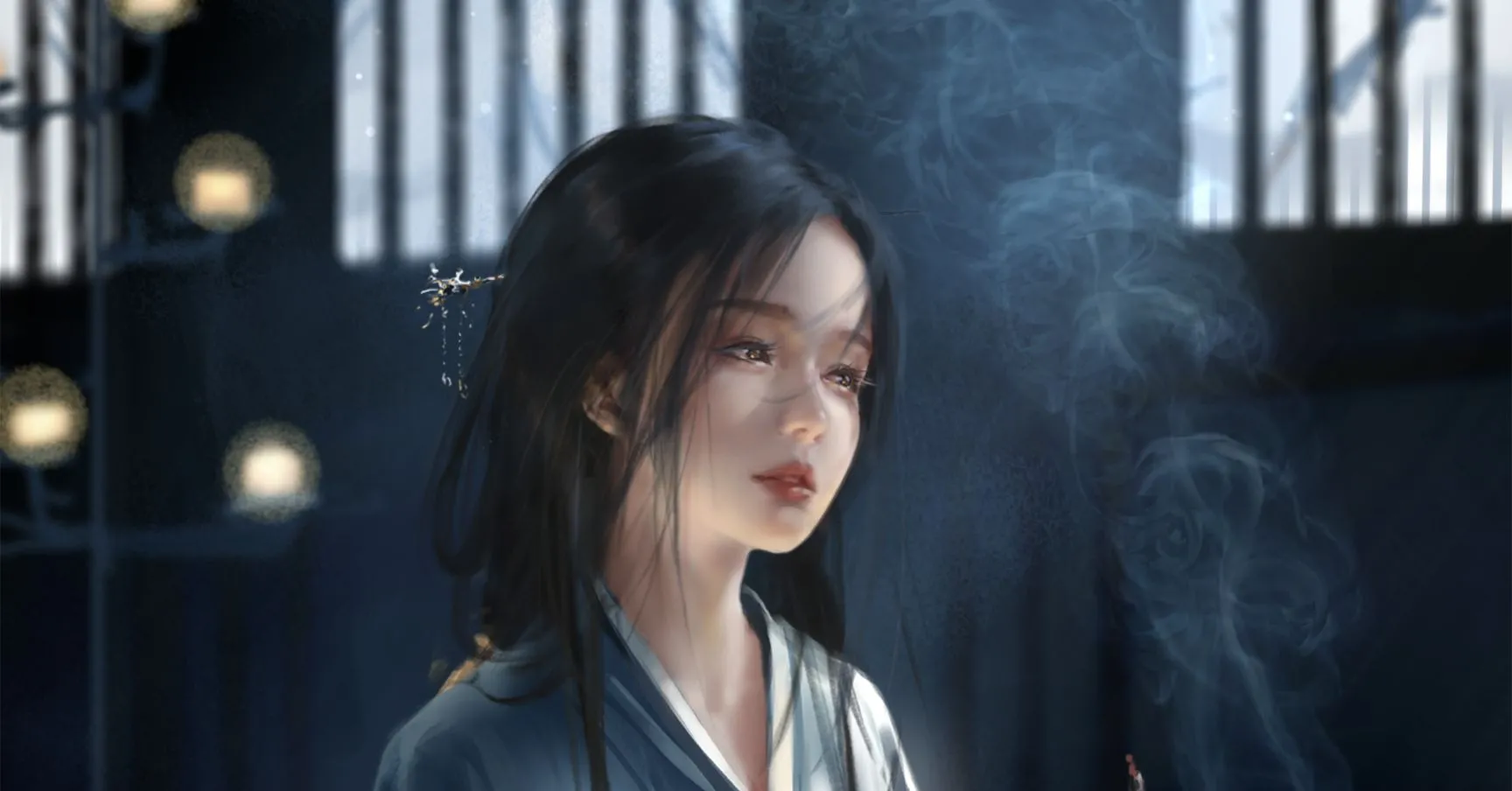 美女 鬼刀 壁纸预览