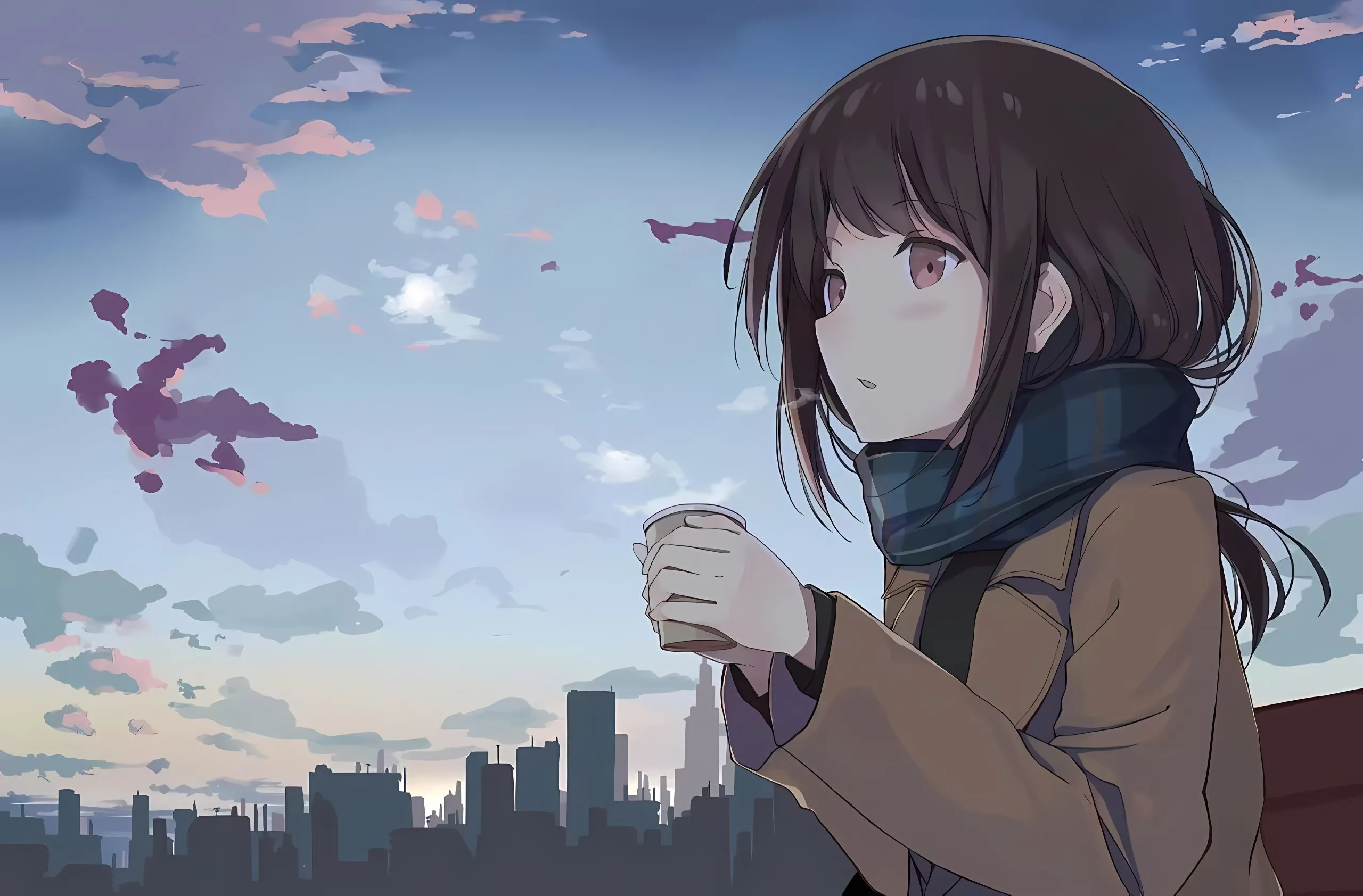 动漫 美女 动漫少女 忧郁 壁纸预览