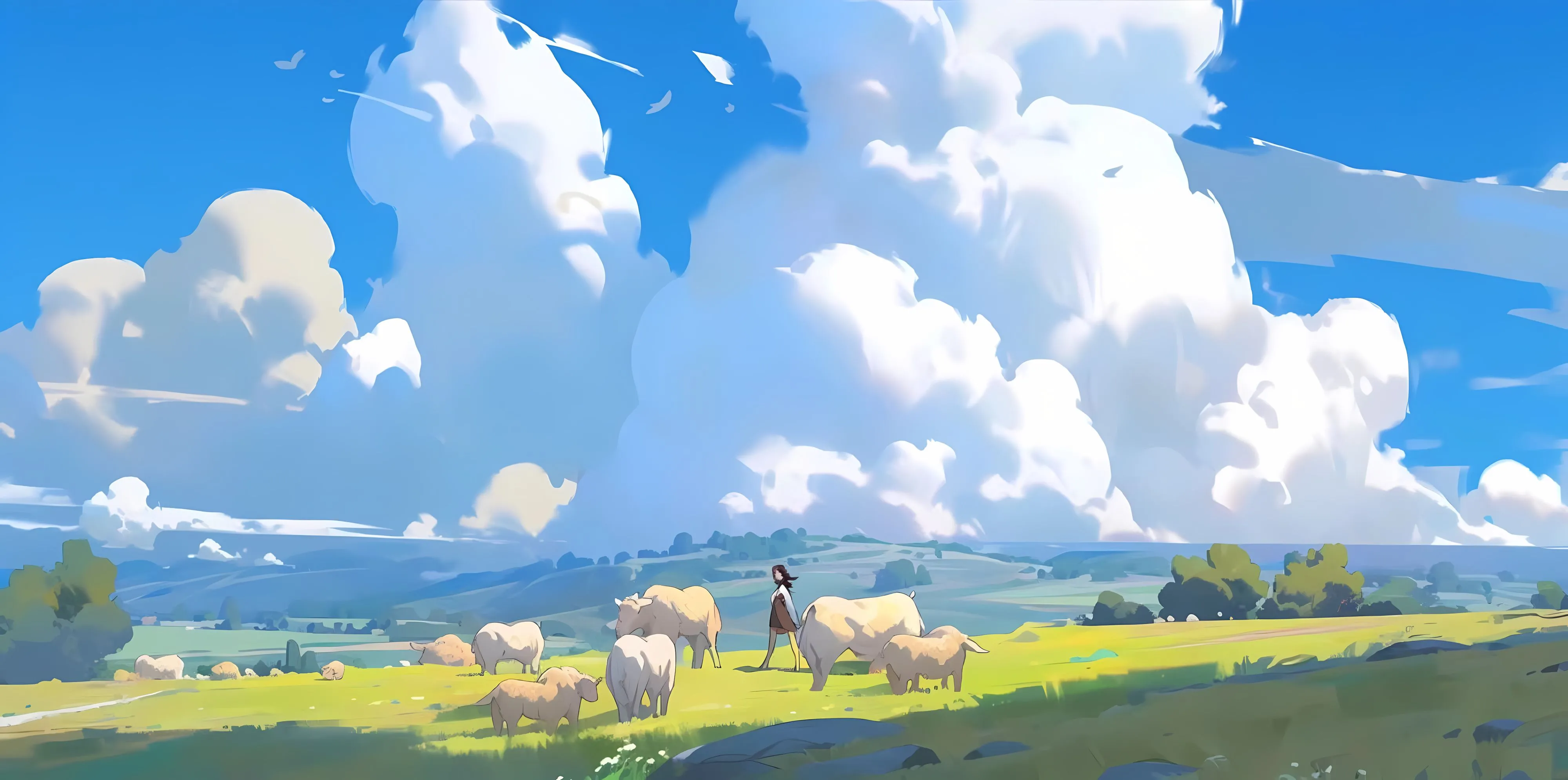 ins风 天空 云 治愈 风景 壁纸预览