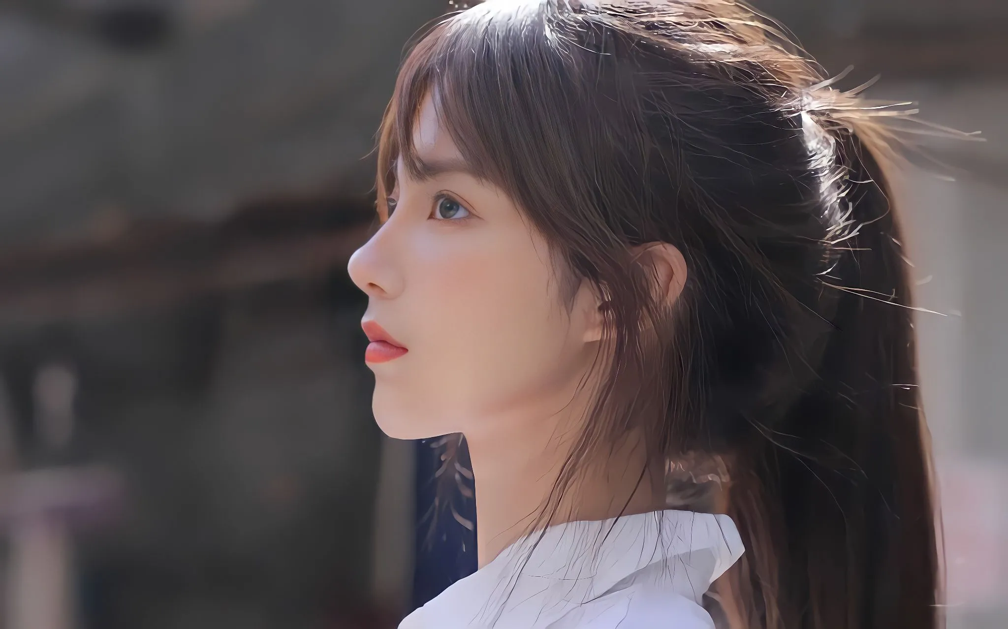 美女 高颜值 马尾少女 壁纸预览