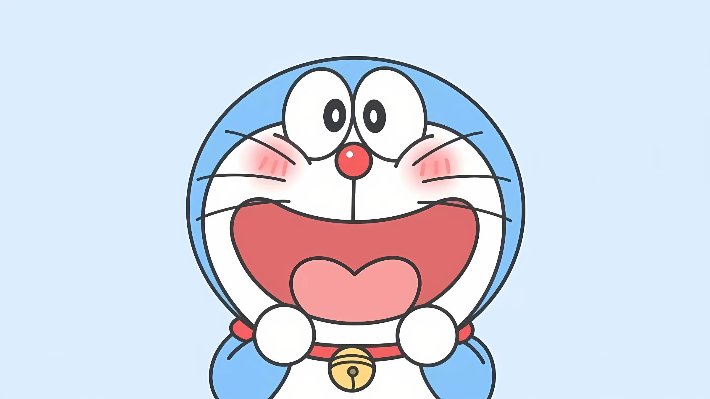 动漫 可爱 哆啦A梦 童年 蓝色 蓝色系 壁纸预览