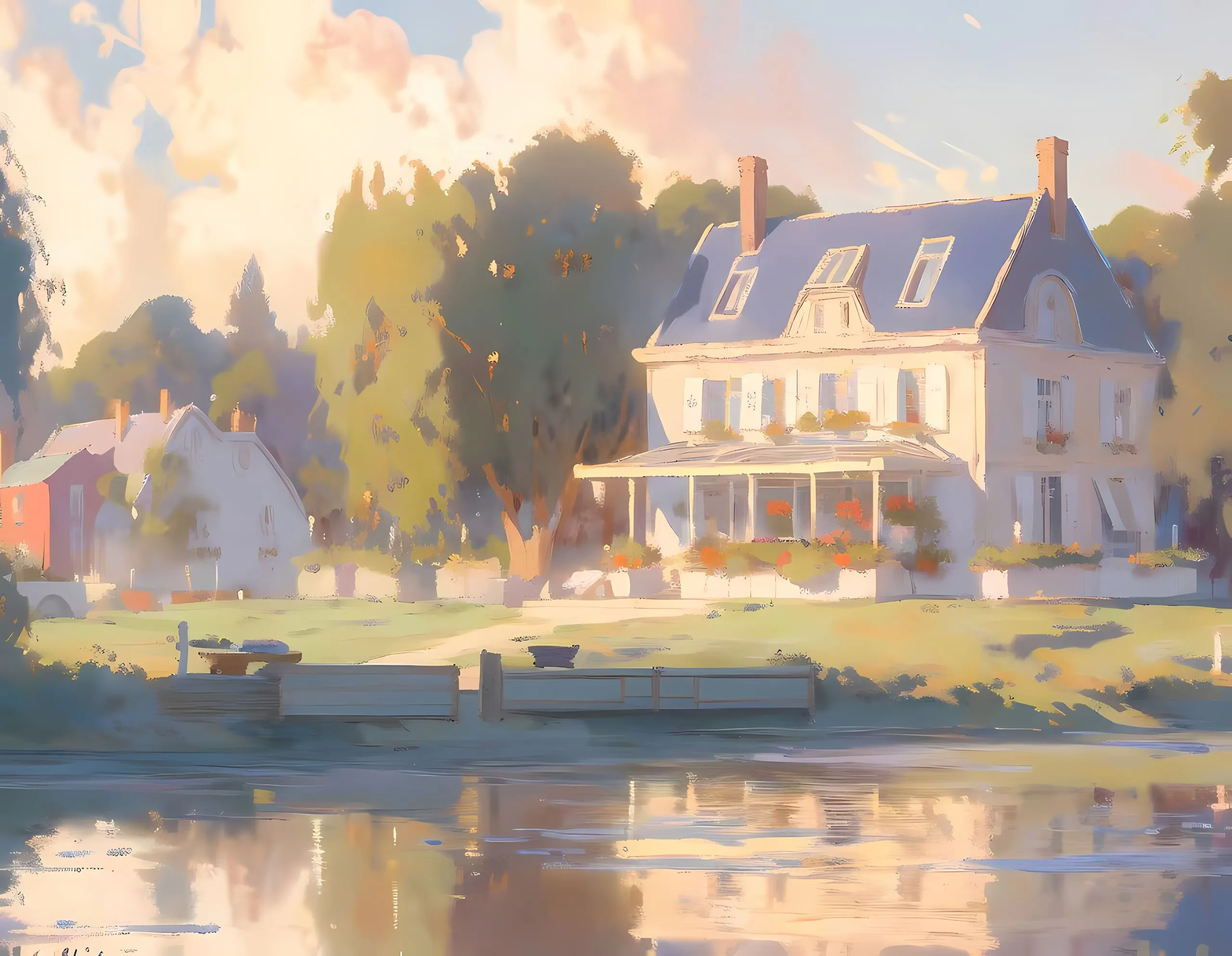 动漫 插画 风景 沿途风景 壁纸预览