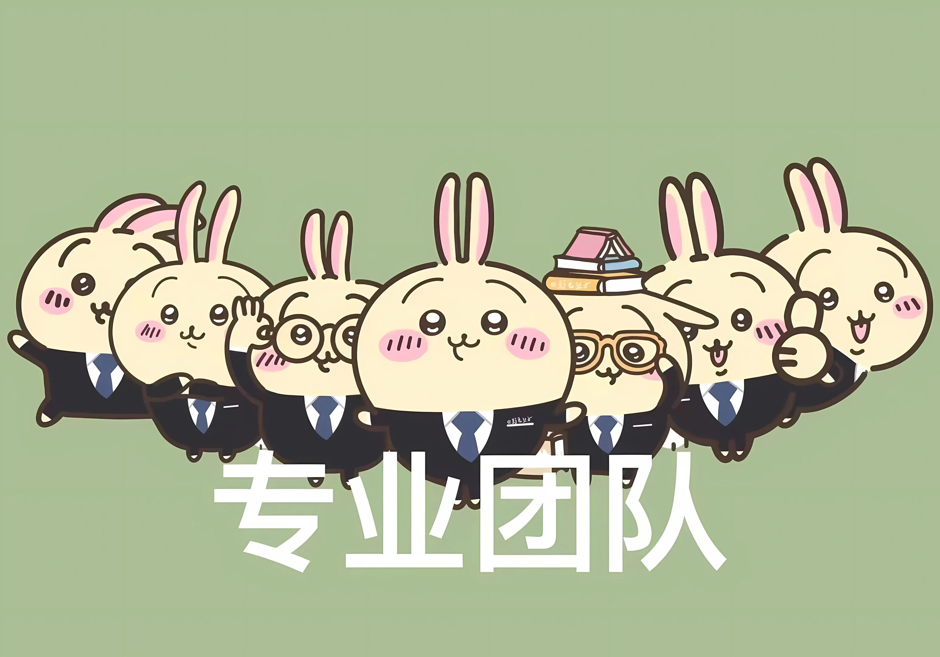 卡通 可爱 chikawa 打工人 搞怪 壁纸预览
