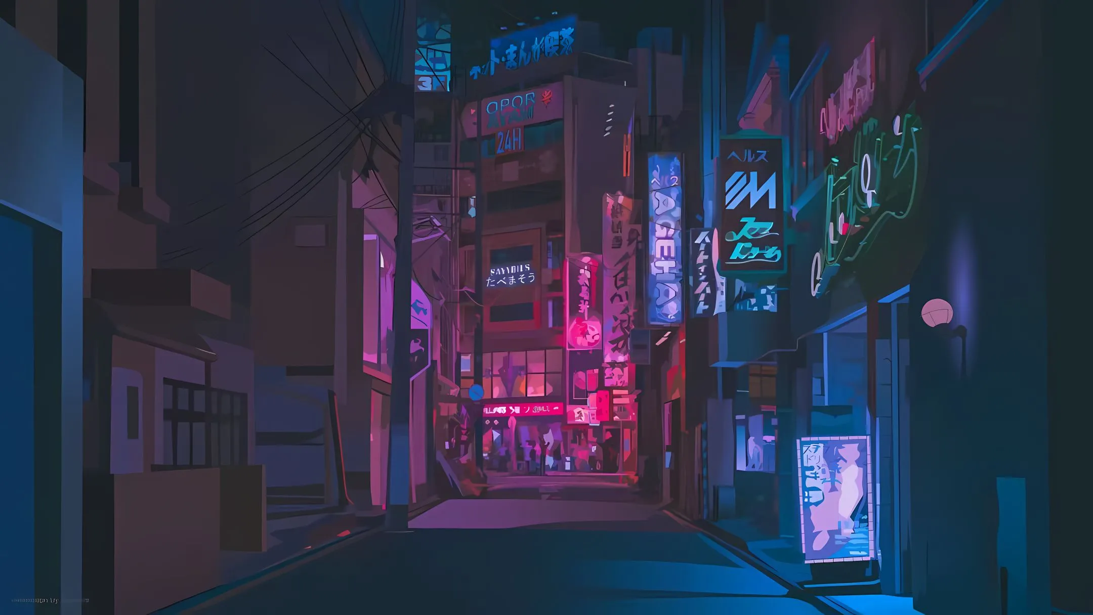 插画 ins风 彩色 壁纸预览