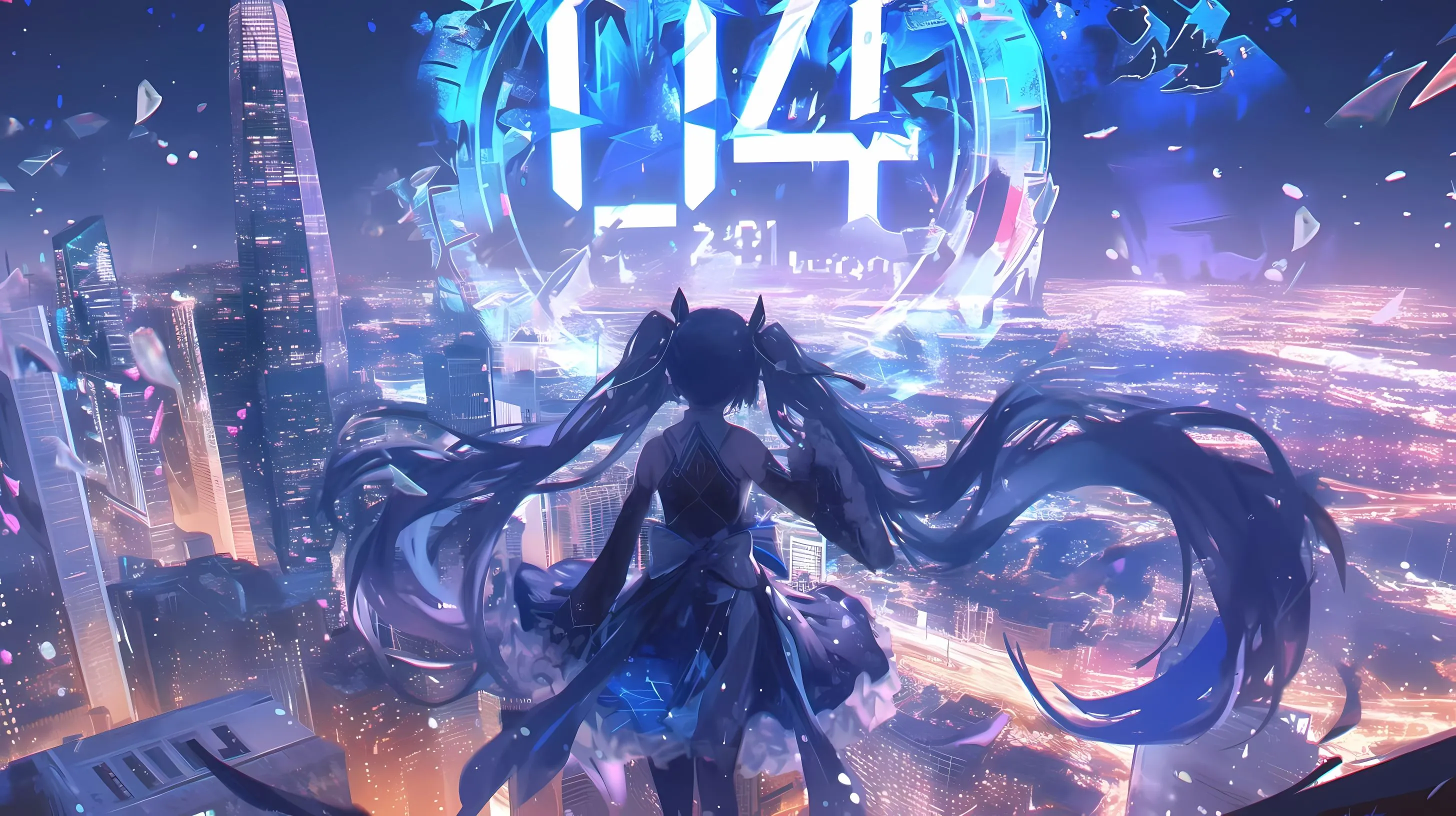 动漫 可爱 初音未来 动漫少女 壁纸预览