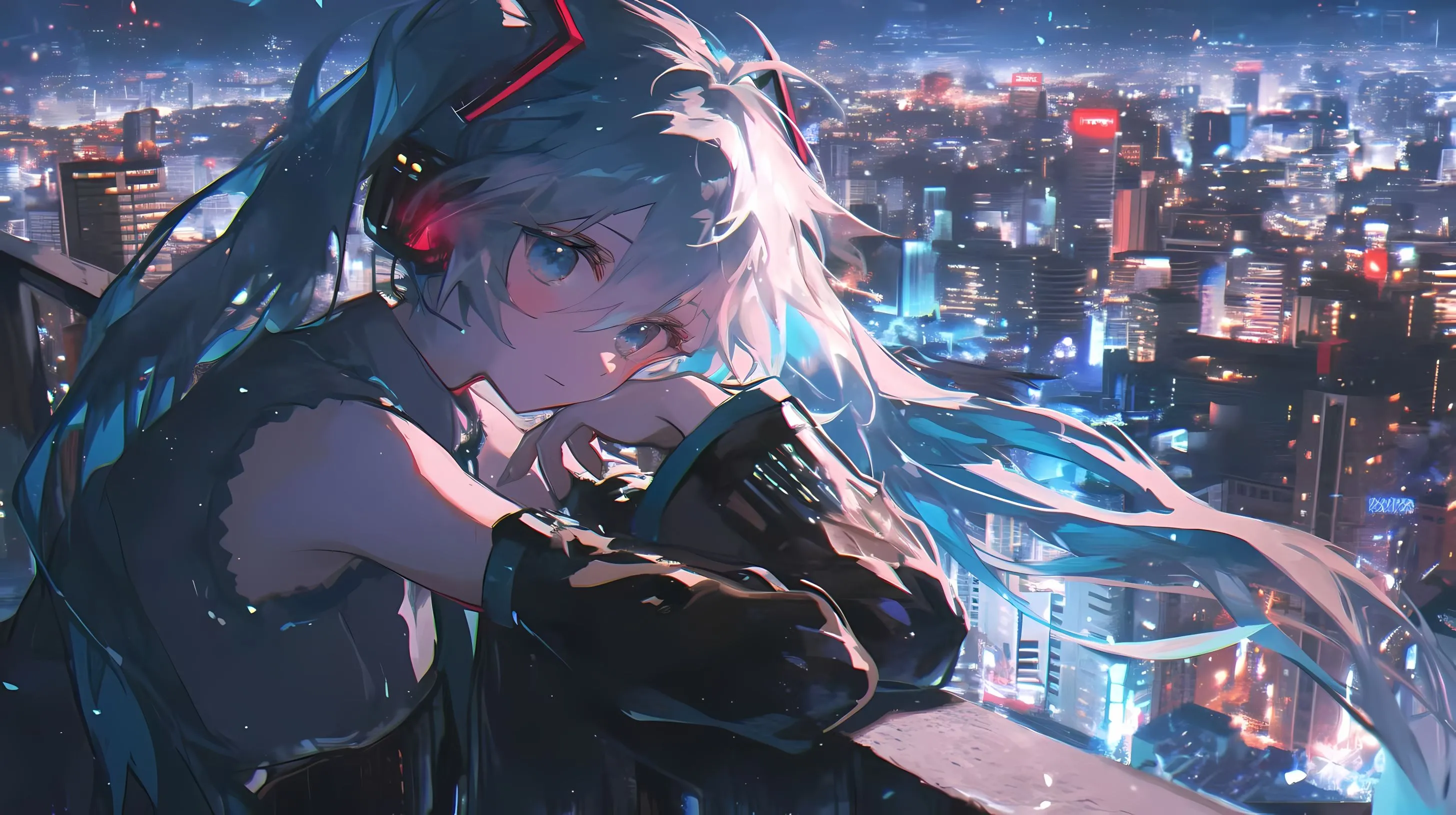 动漫 可爱 初音未来 动漫少女 壁纸预览
