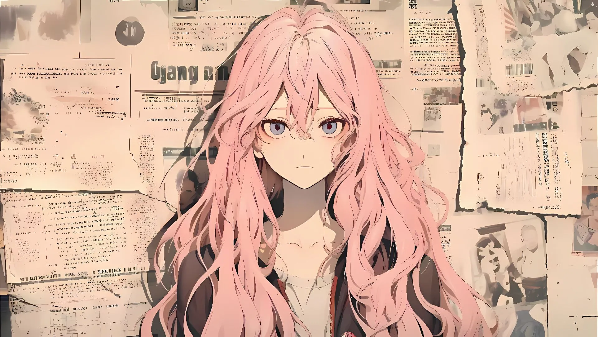 动漫 动漫少女 粉发少女 壁纸预览