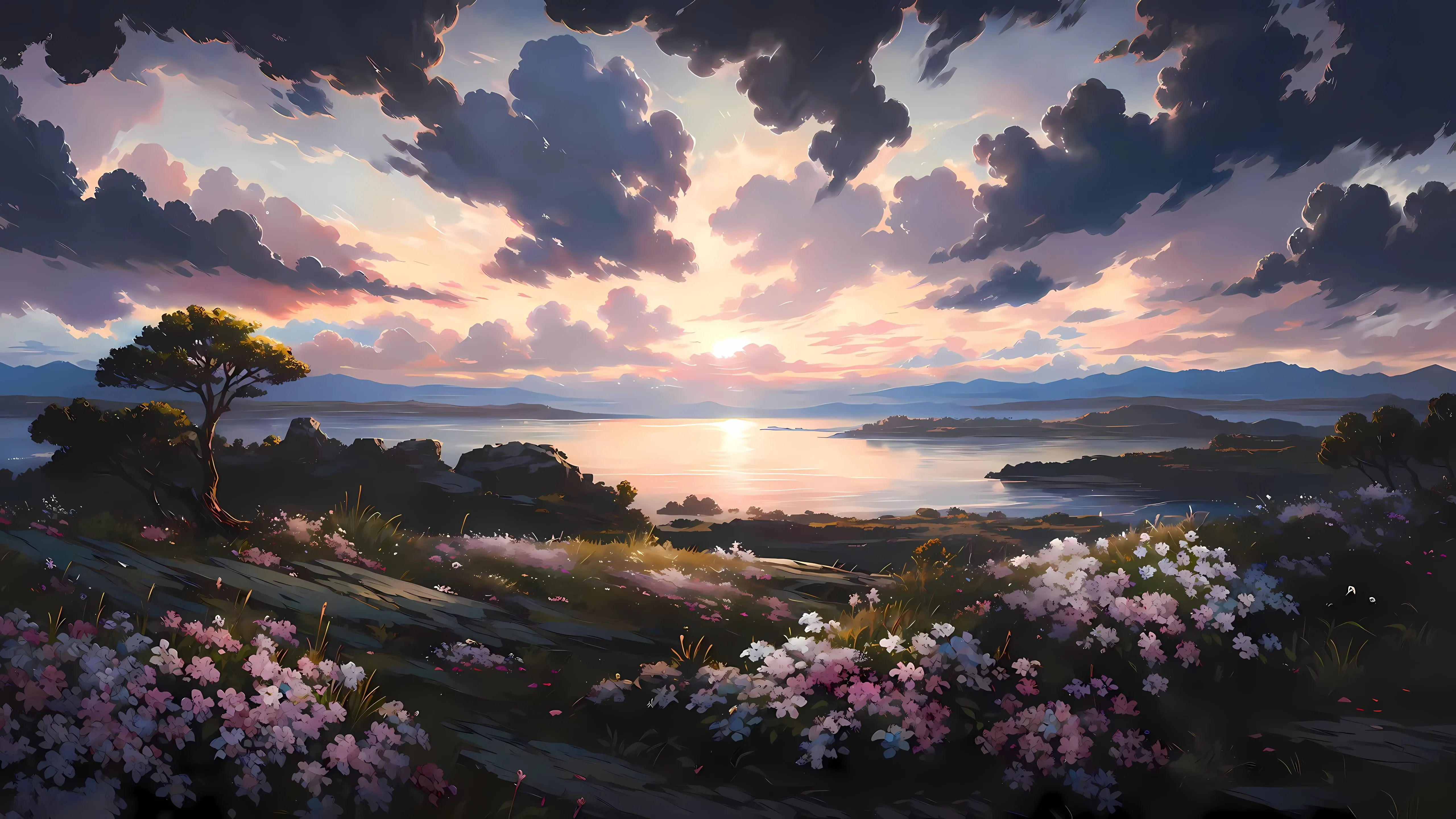 插画 AI 壁纸预览