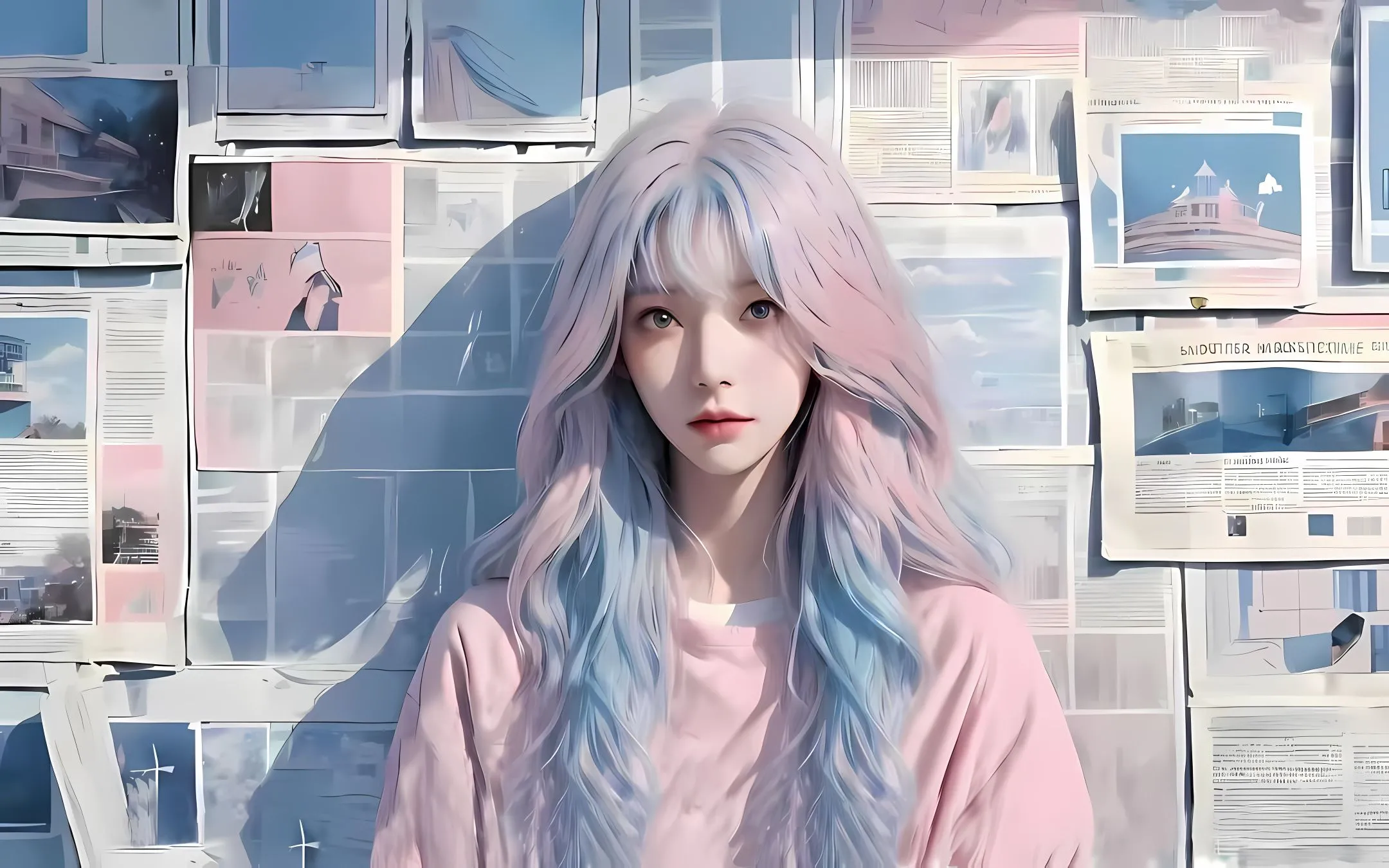 美女 AI 壁纸预览