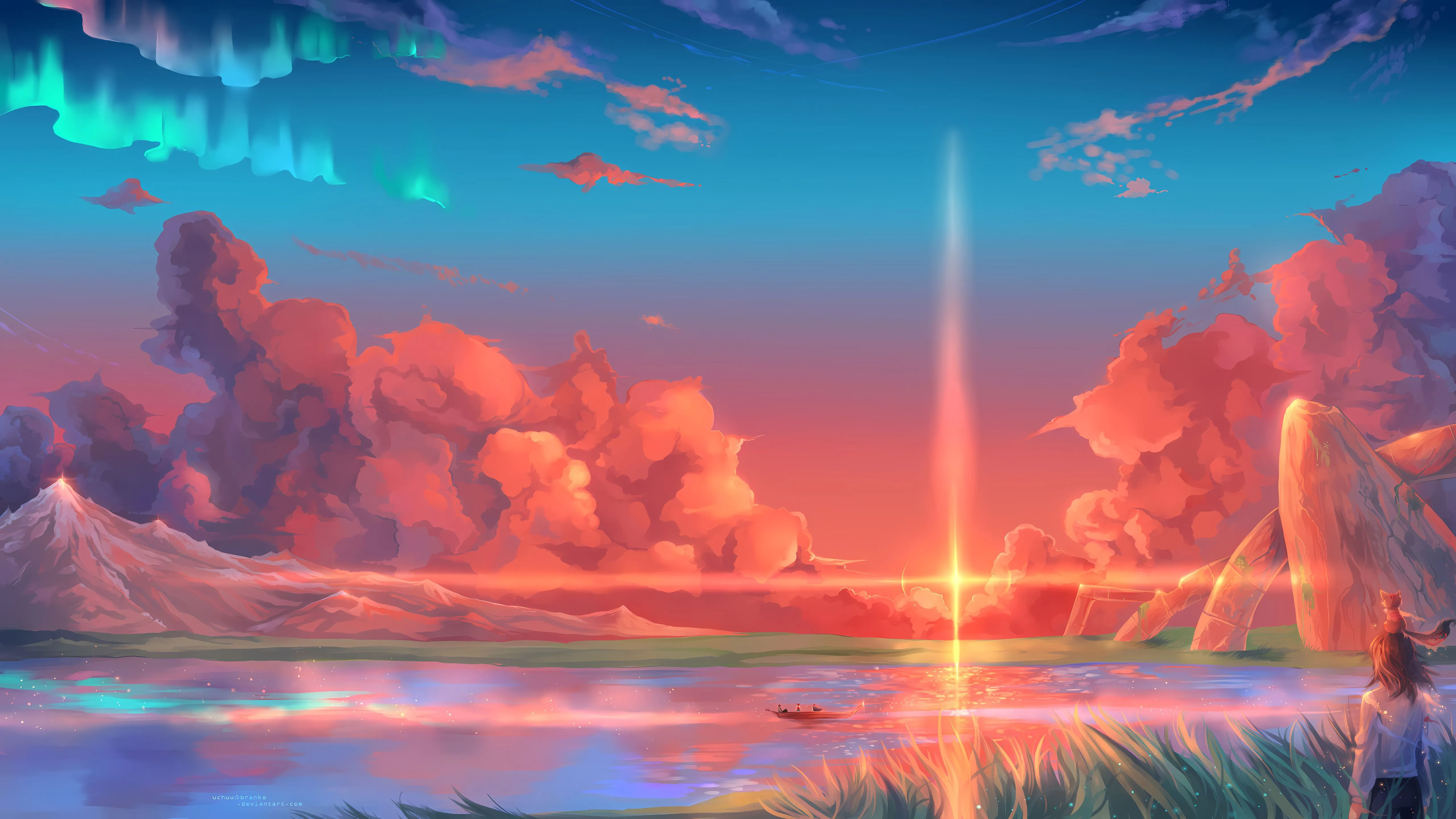 动漫 插画 唯美 治愈 风景 壁纸预览