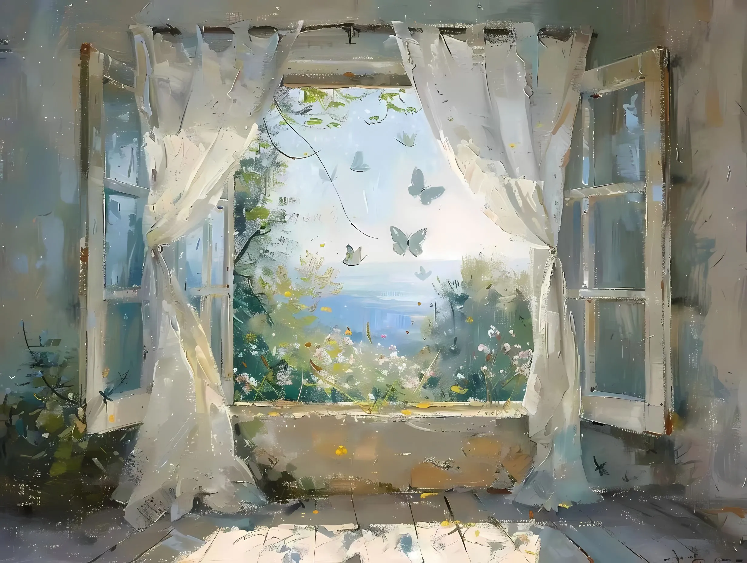 插画 油画 艺术 壁纸预览