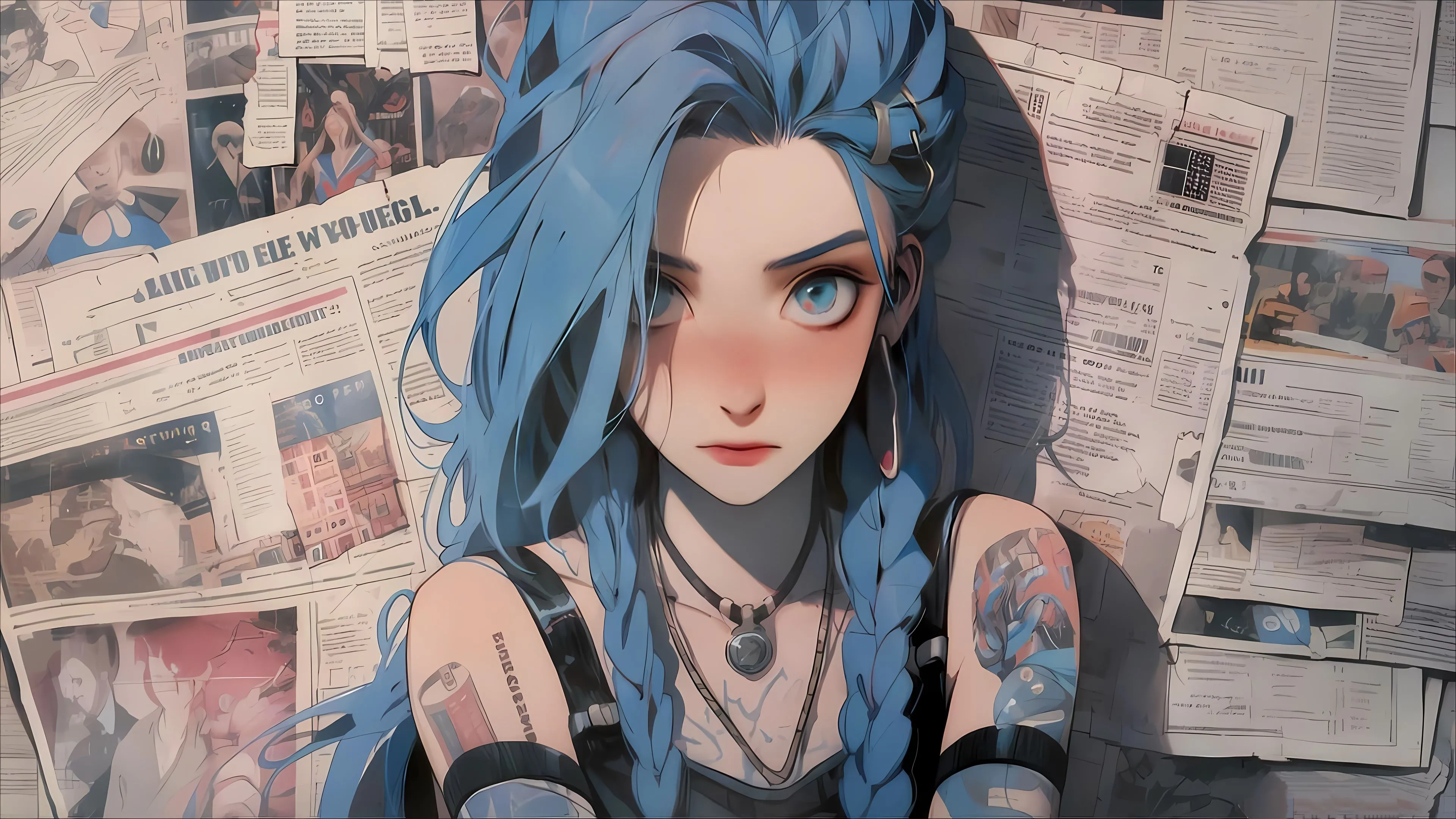 动漫 金克丝 美女 壁纸预览