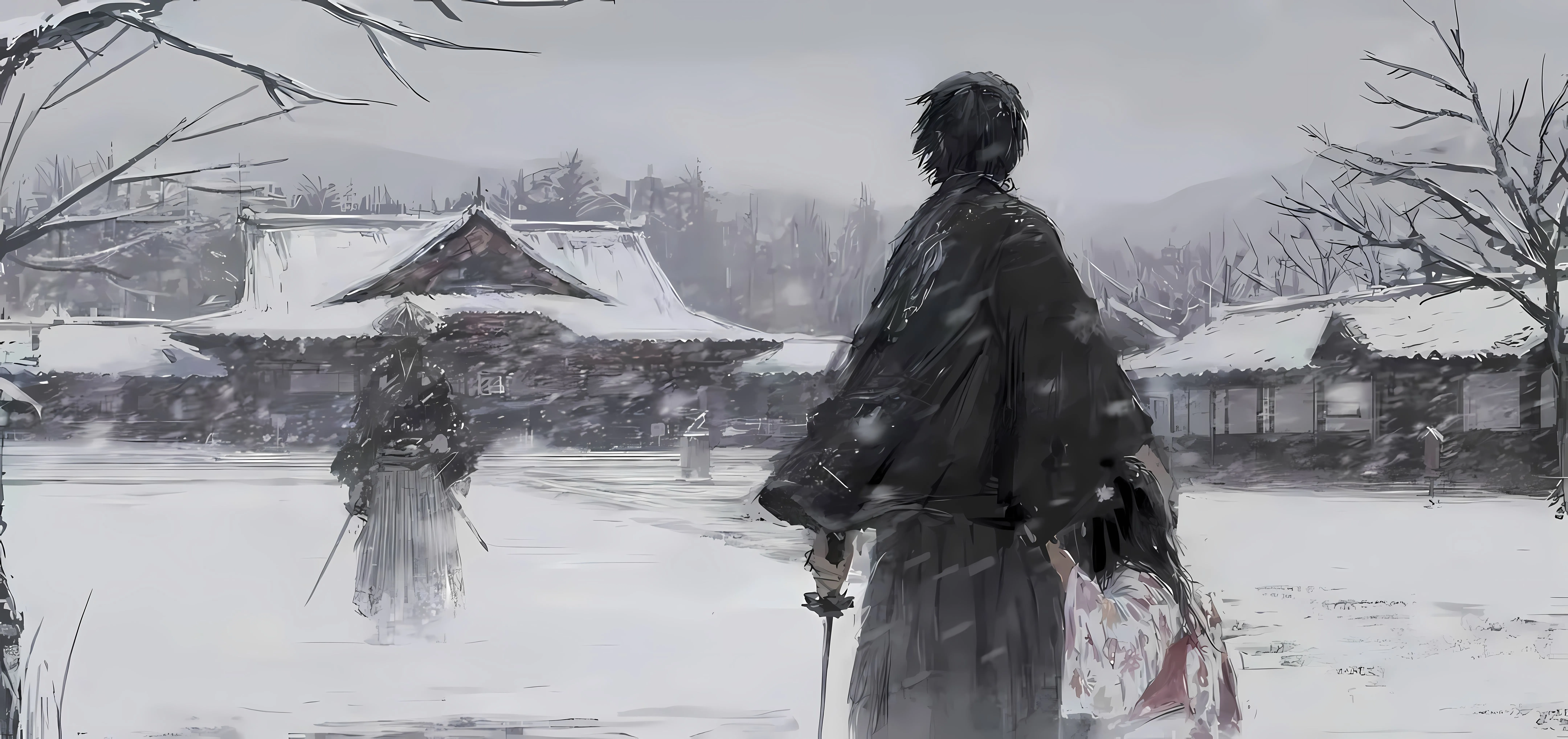动漫 武士 壁纸预览