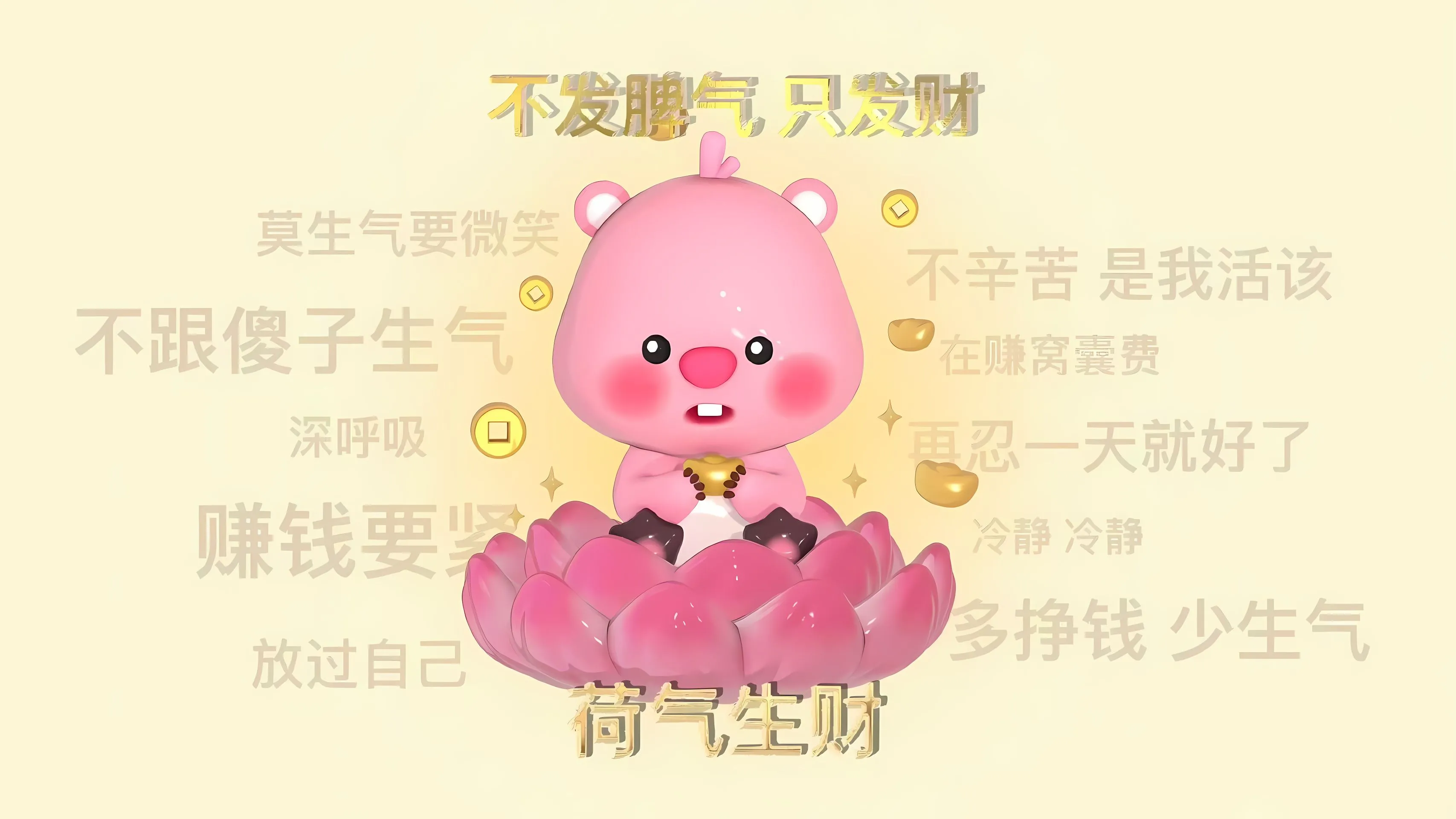 卡通 可爱 loopy 打工人 励志 壁纸预览