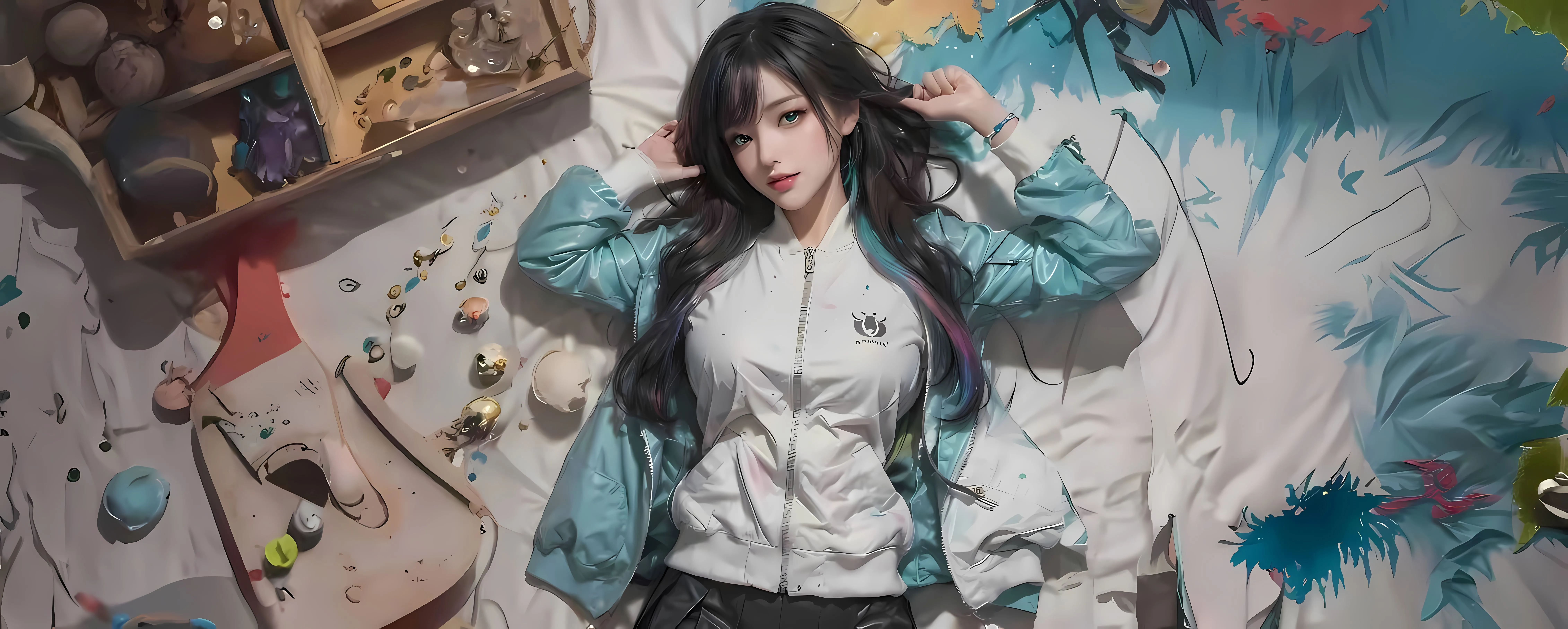 动漫 动漫少女 黑发少女 壁纸预览