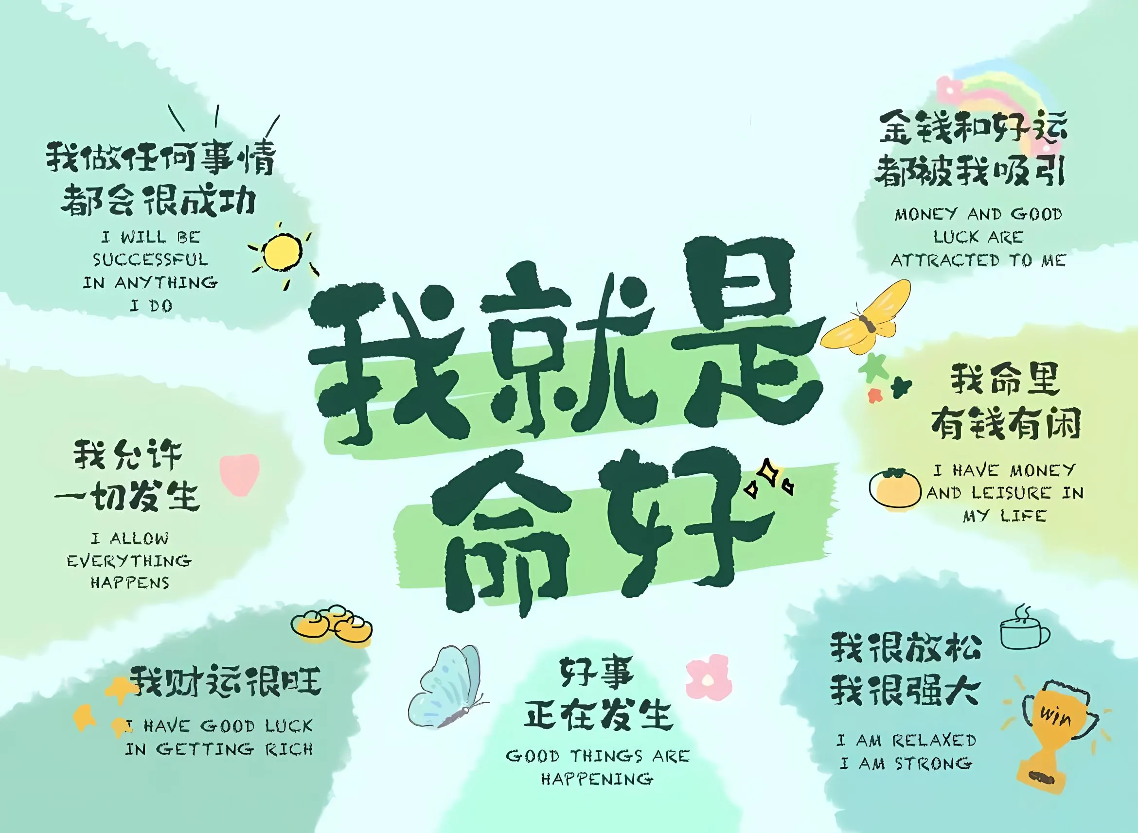 励志 打工人 文字 壁纸预览