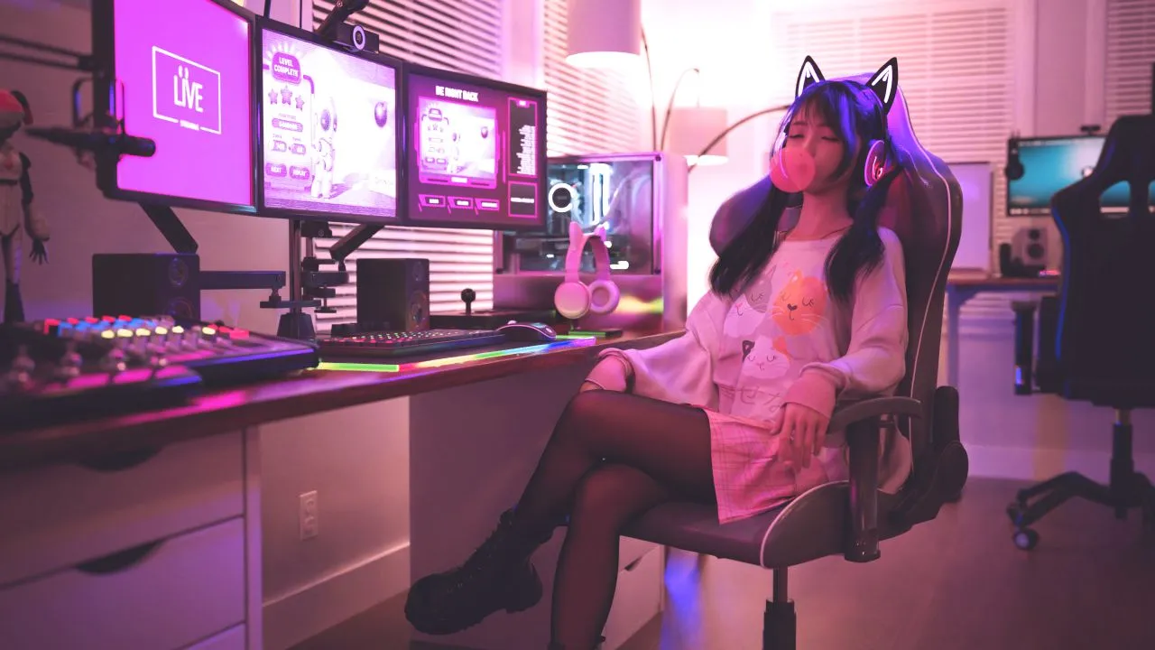动漫 电竞少女 二次元 壁纸预览