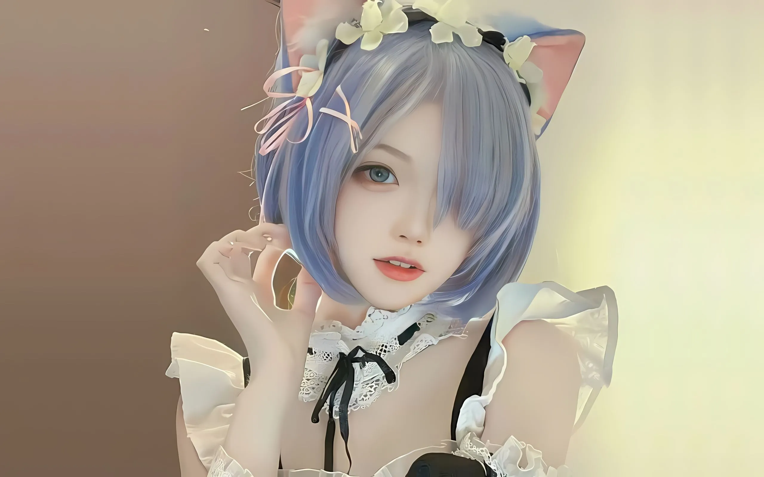 动漫 cos 雷姆 美女 壁纸预览