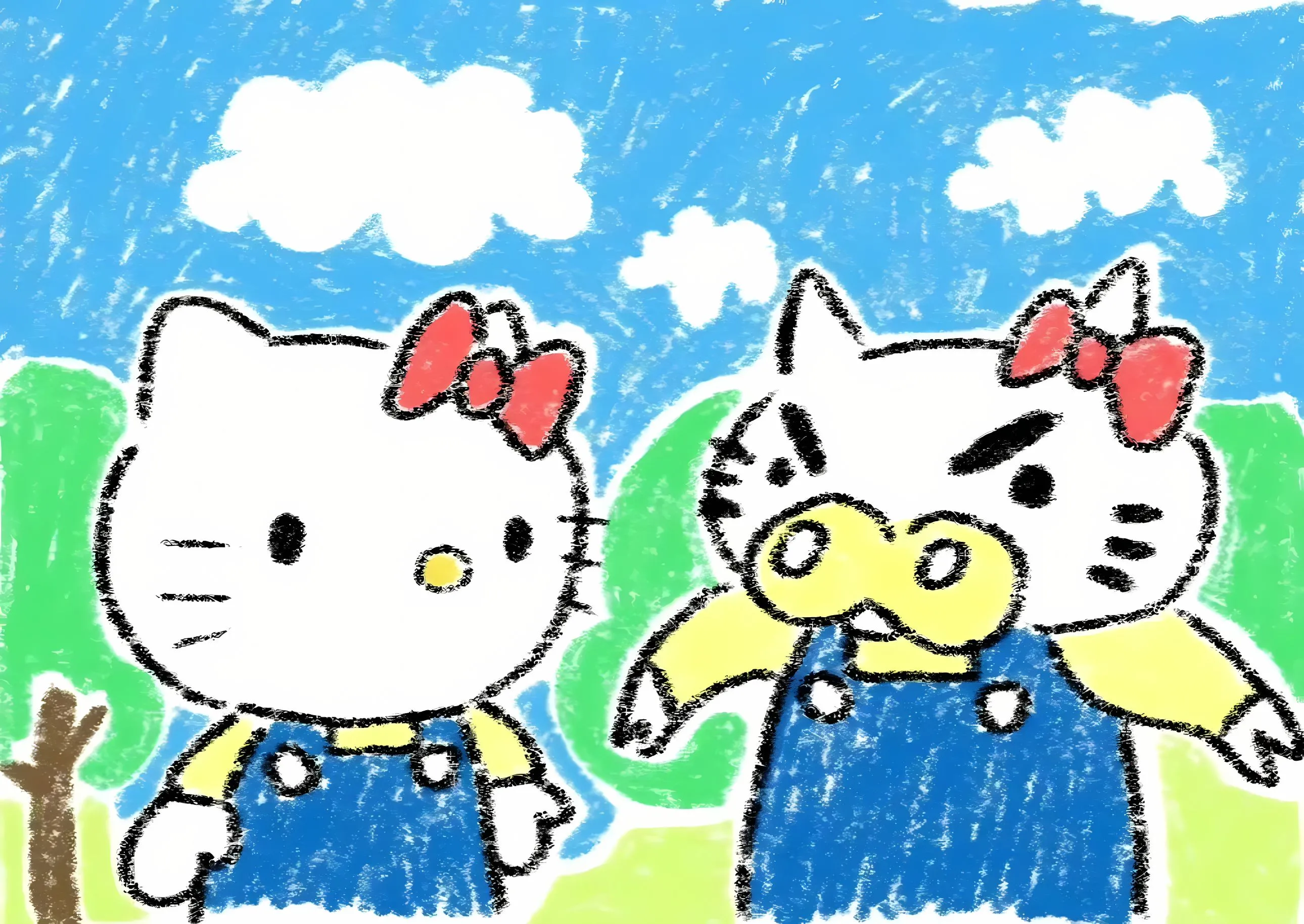 卡通 可爱 凯蒂猫 治愈 壁纸预览