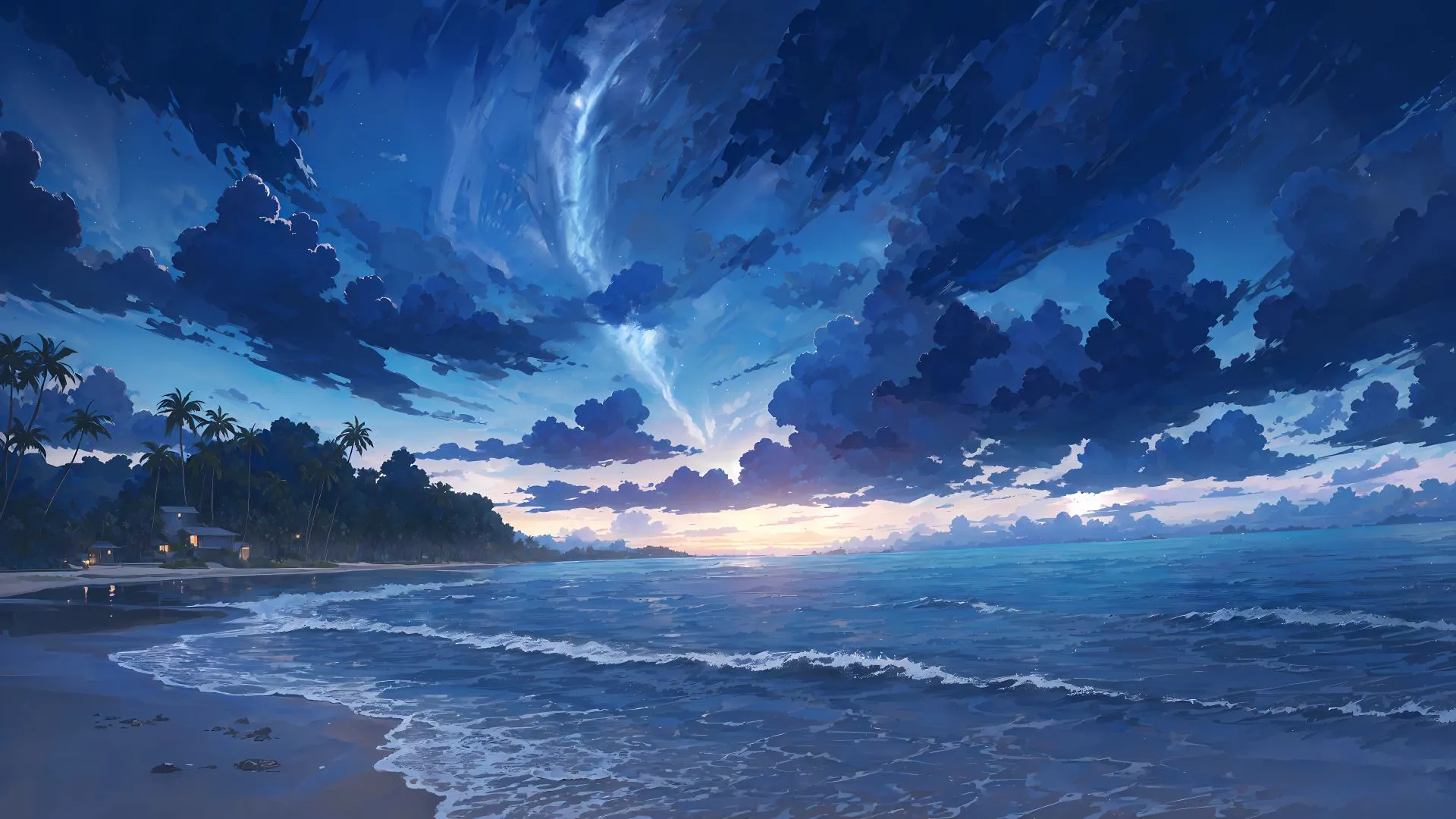 ins风 动漫场景 梦幻 星空 壁纸预览