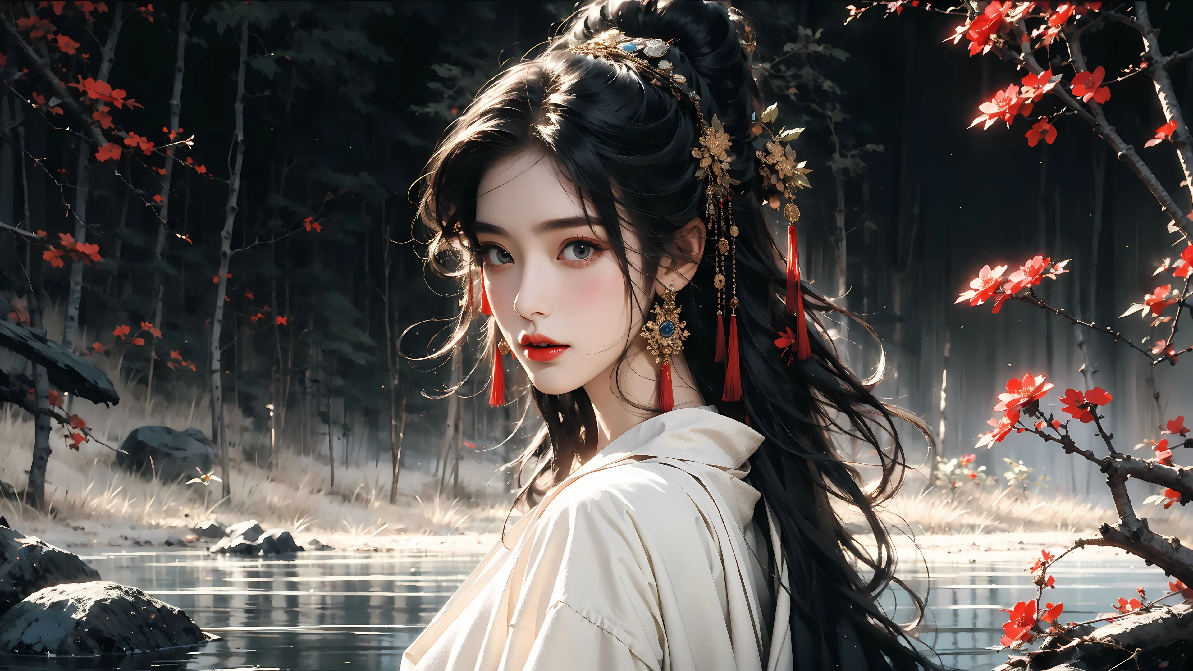 动漫 古风少女 壁纸预览