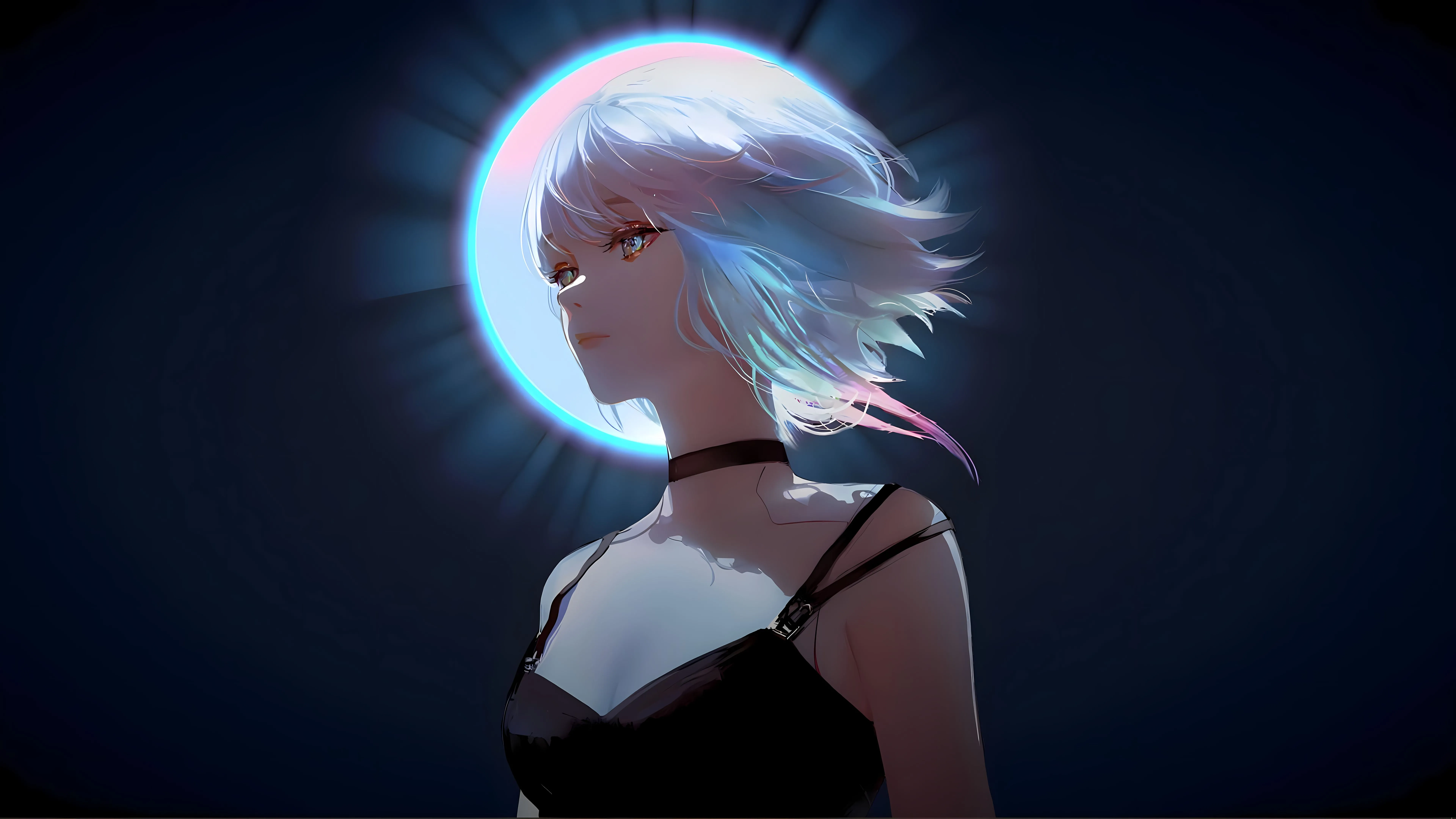动漫 动漫少女 赛博朋克 壁纸预览